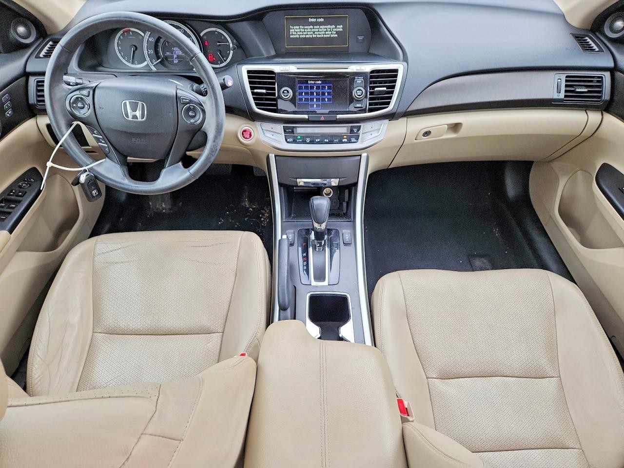 2015 Honda Accord Exl Черный vin: 1HGCR2F88FA159834