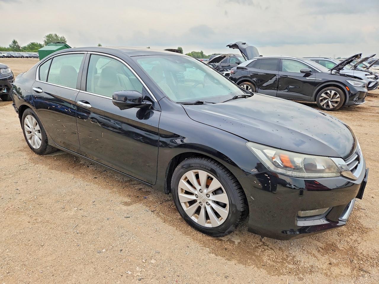 2015 Honda Accord Exl Черный vin: 1HGCR2F88FA159834