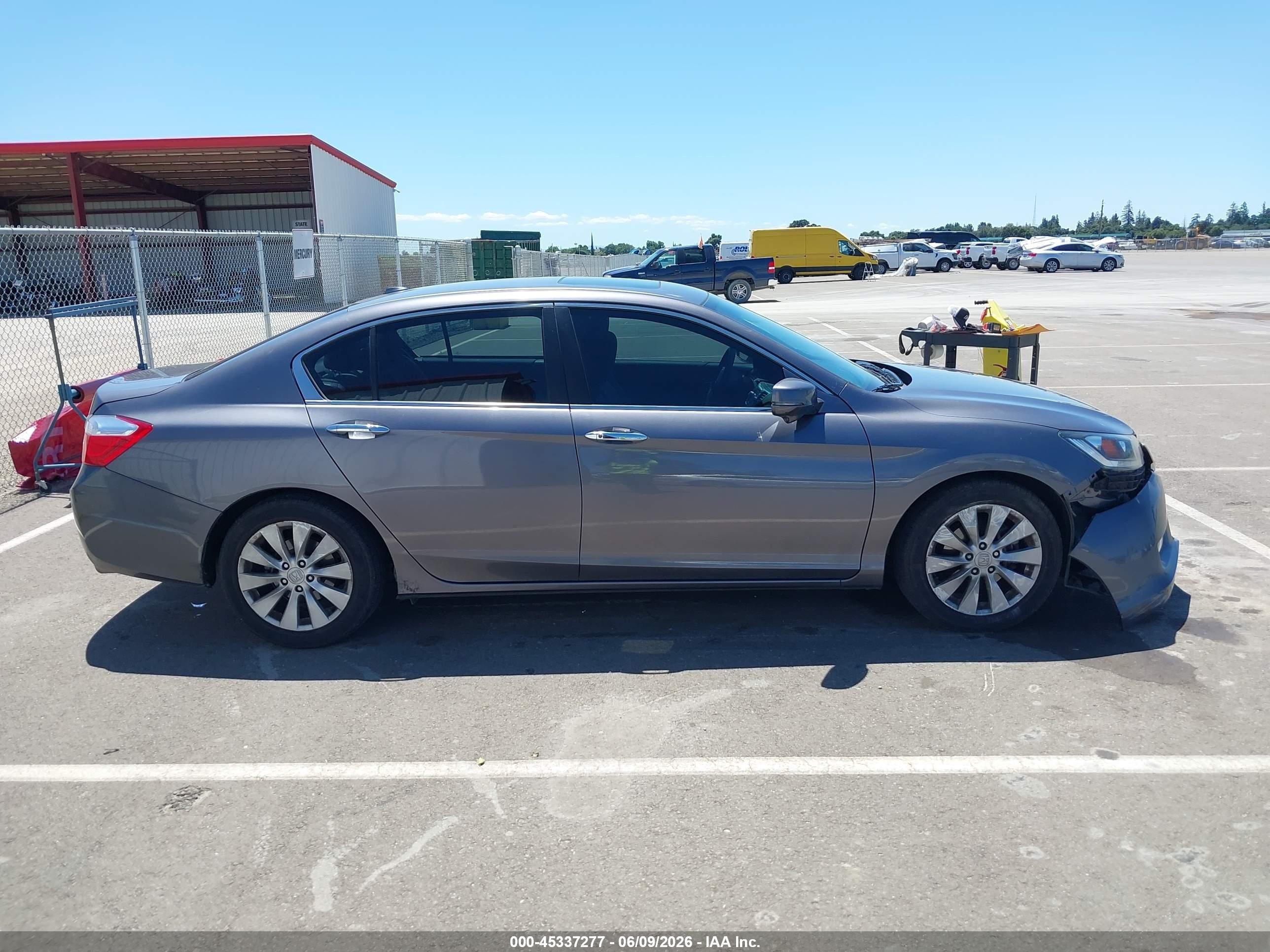 2015 Honda Accord Ex-l Gray vin: 1HGCR2F88FA216193