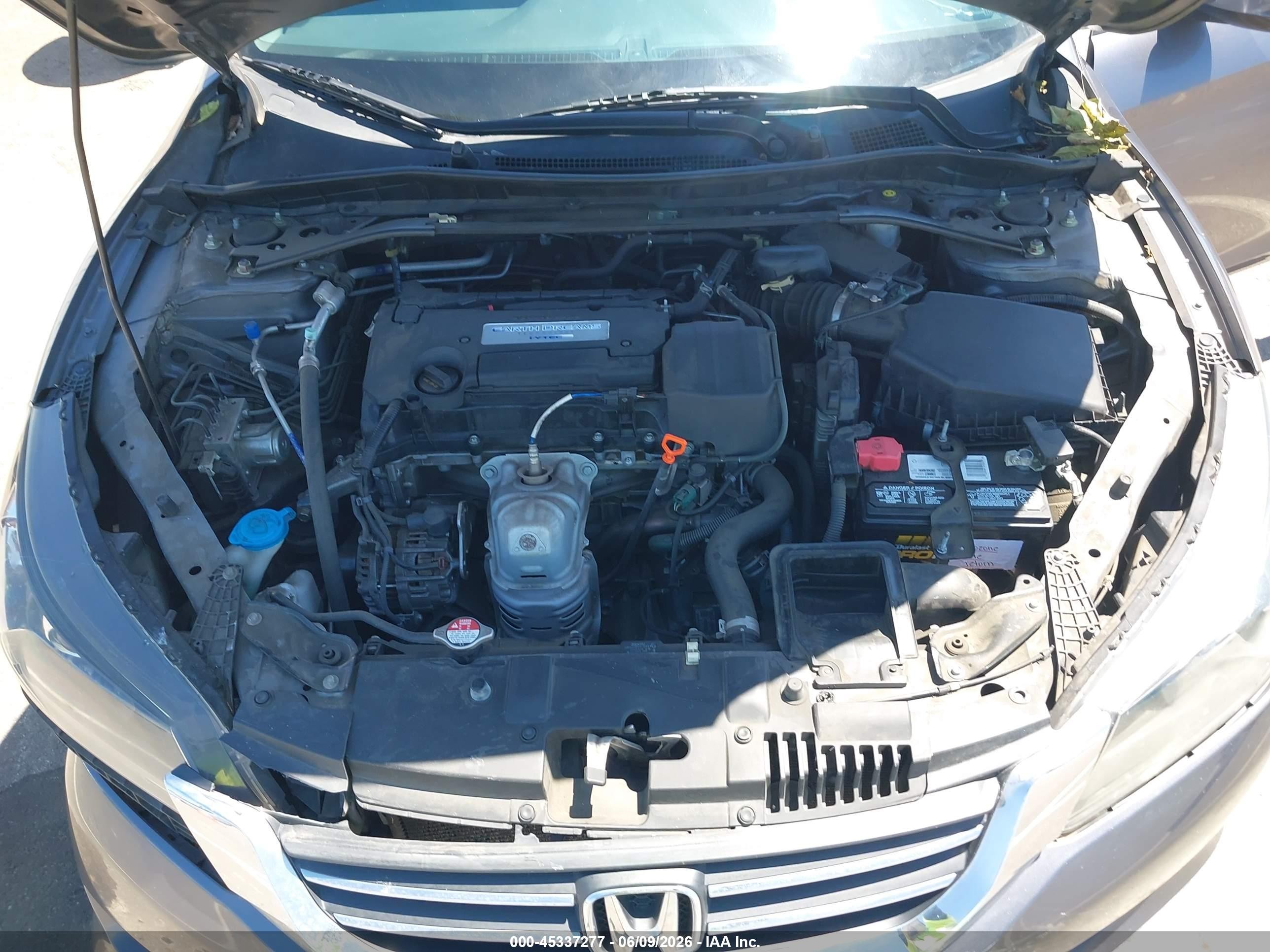 2015 Honda Accord Ex-l Gray vin: 1HGCR2F88FA216193
