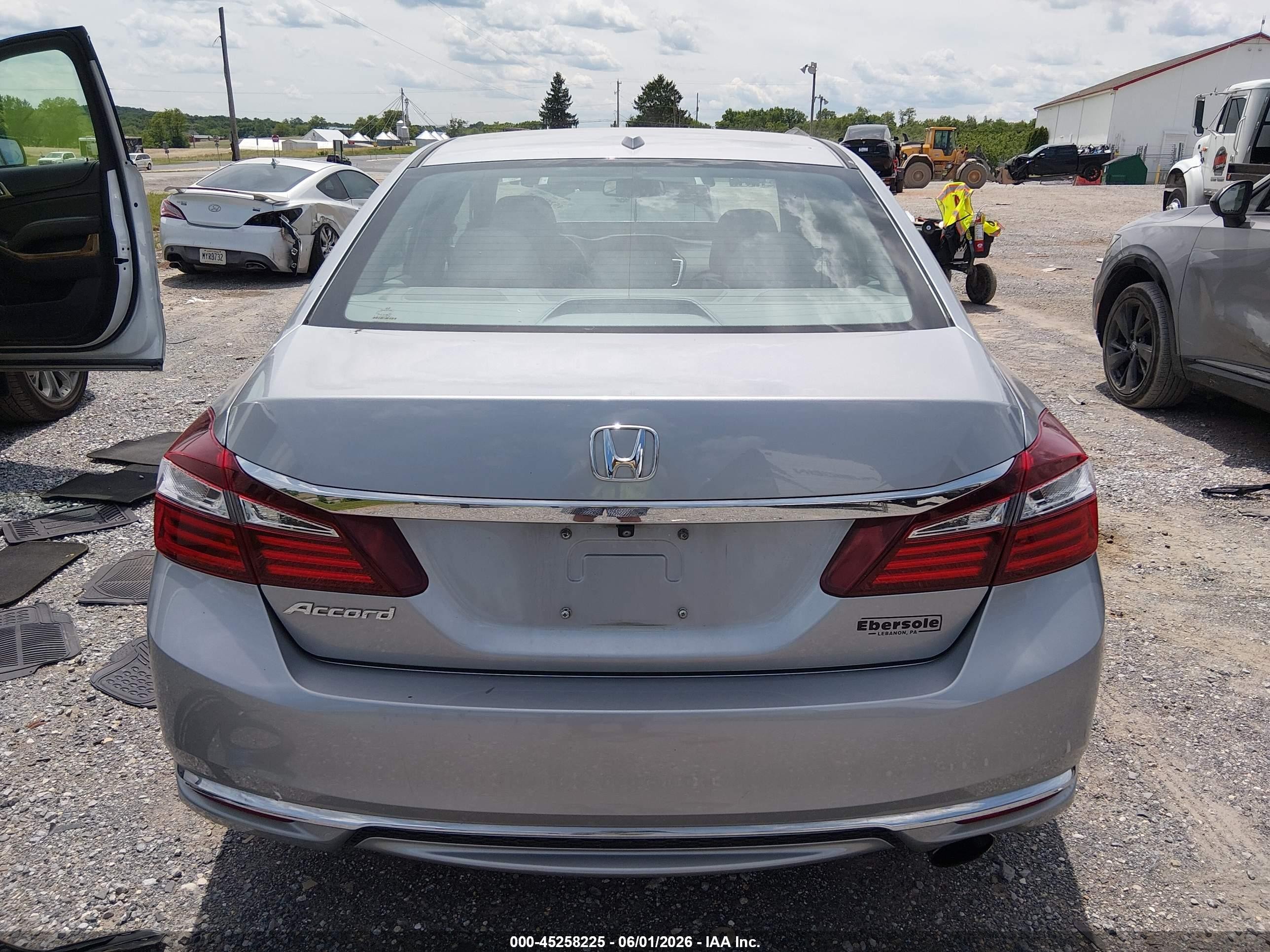 2016 Honda Accord Ex-l Silver vin: 1HGCR2F88GA179664