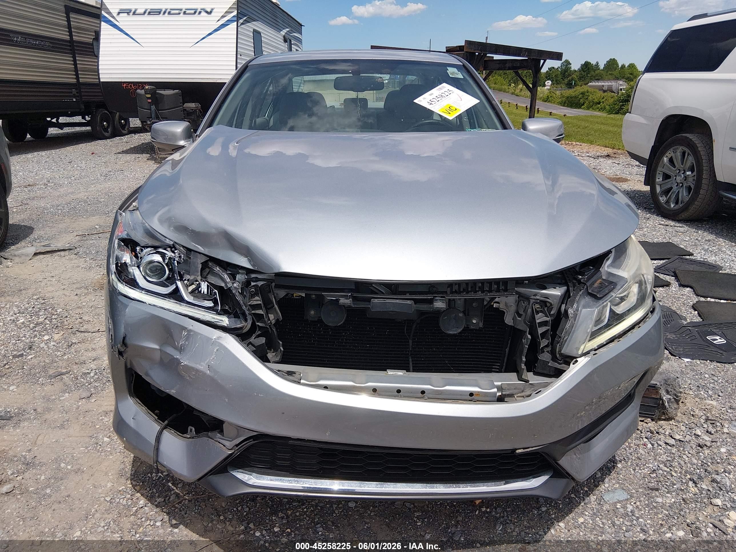 2016 Honda Accord Ex-l Silver vin: 1HGCR2F88GA179664