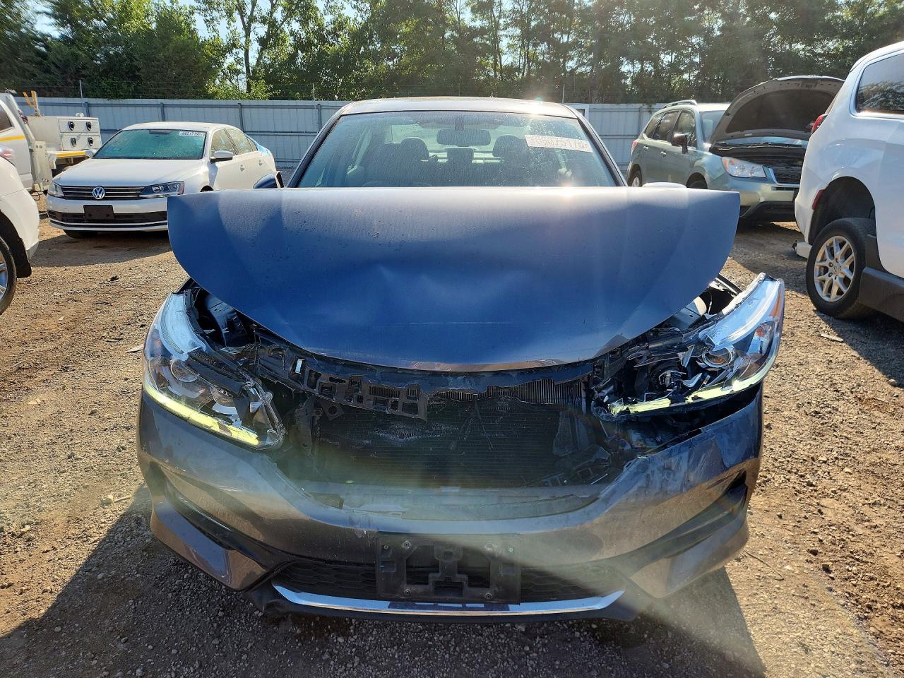 2017 Honda Accord Exl Gray vin: 1HGCR2F88HA049711