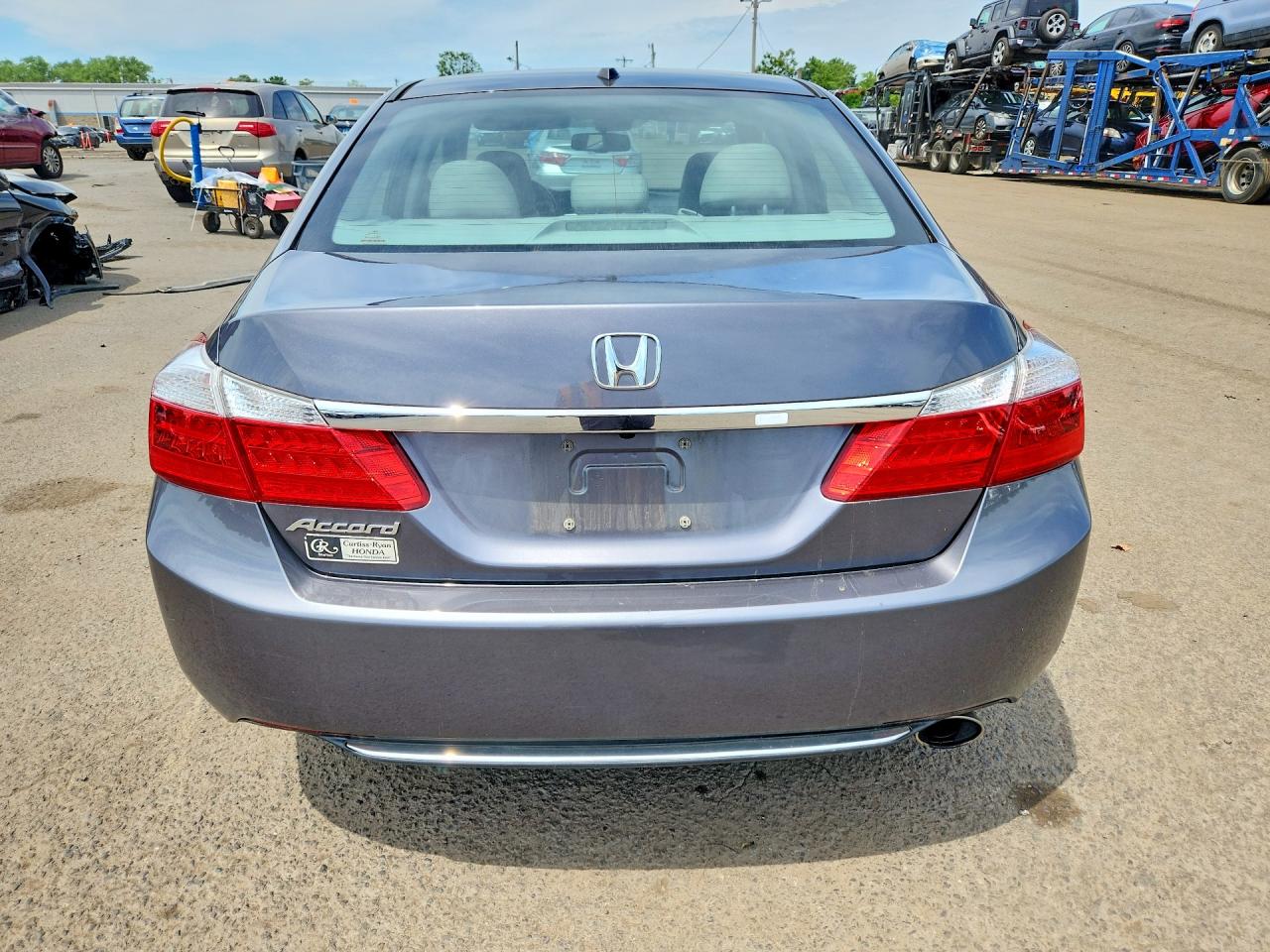 2013 Honda Accord Exl Серый vin: 1HGCR2F89DA032832