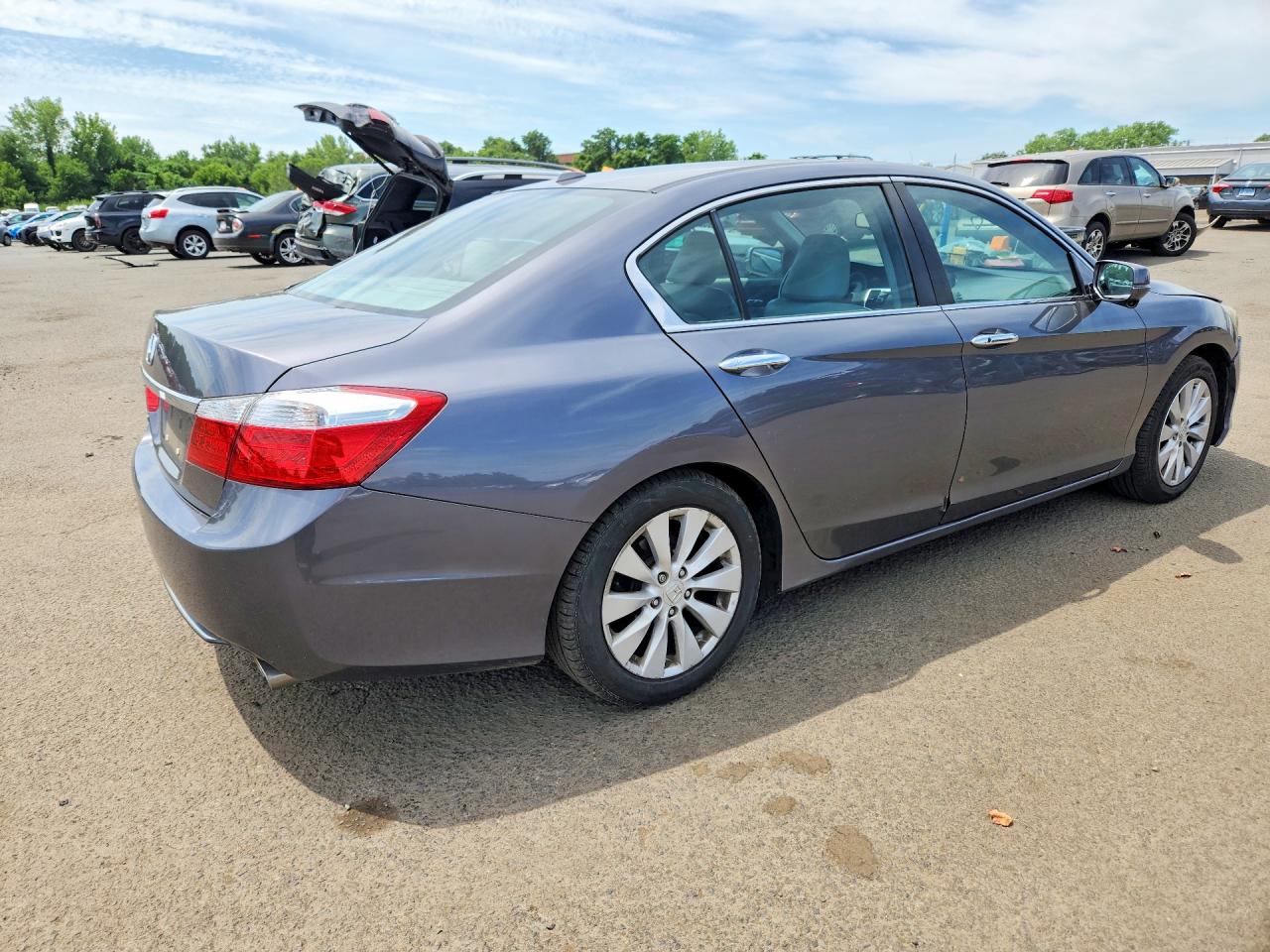 2013 Honda Accord Exl Серый vin: 1HGCR2F89DA032832