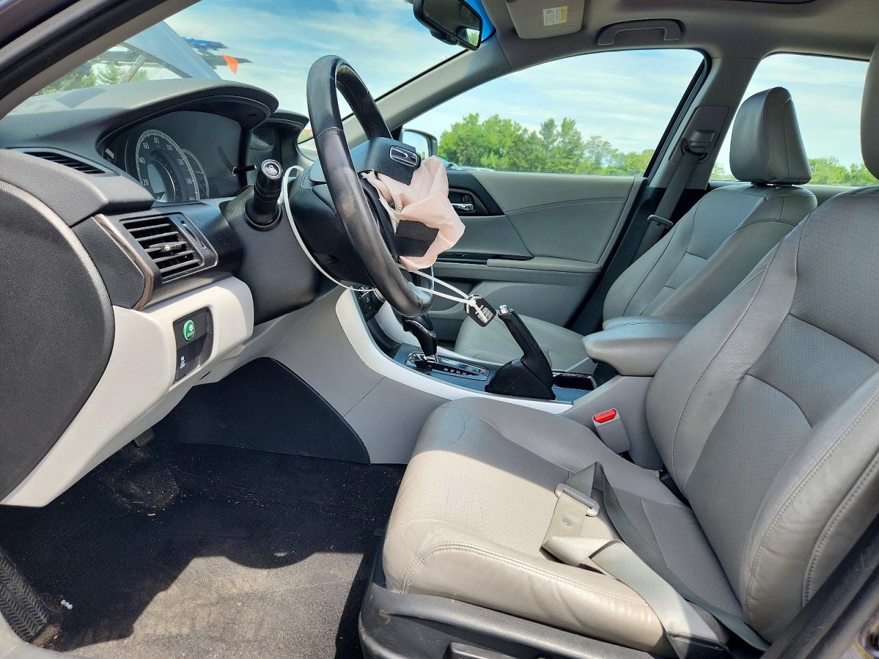 2013 Honda Accord Exl Серый vin: 1HGCR2F89DA032832