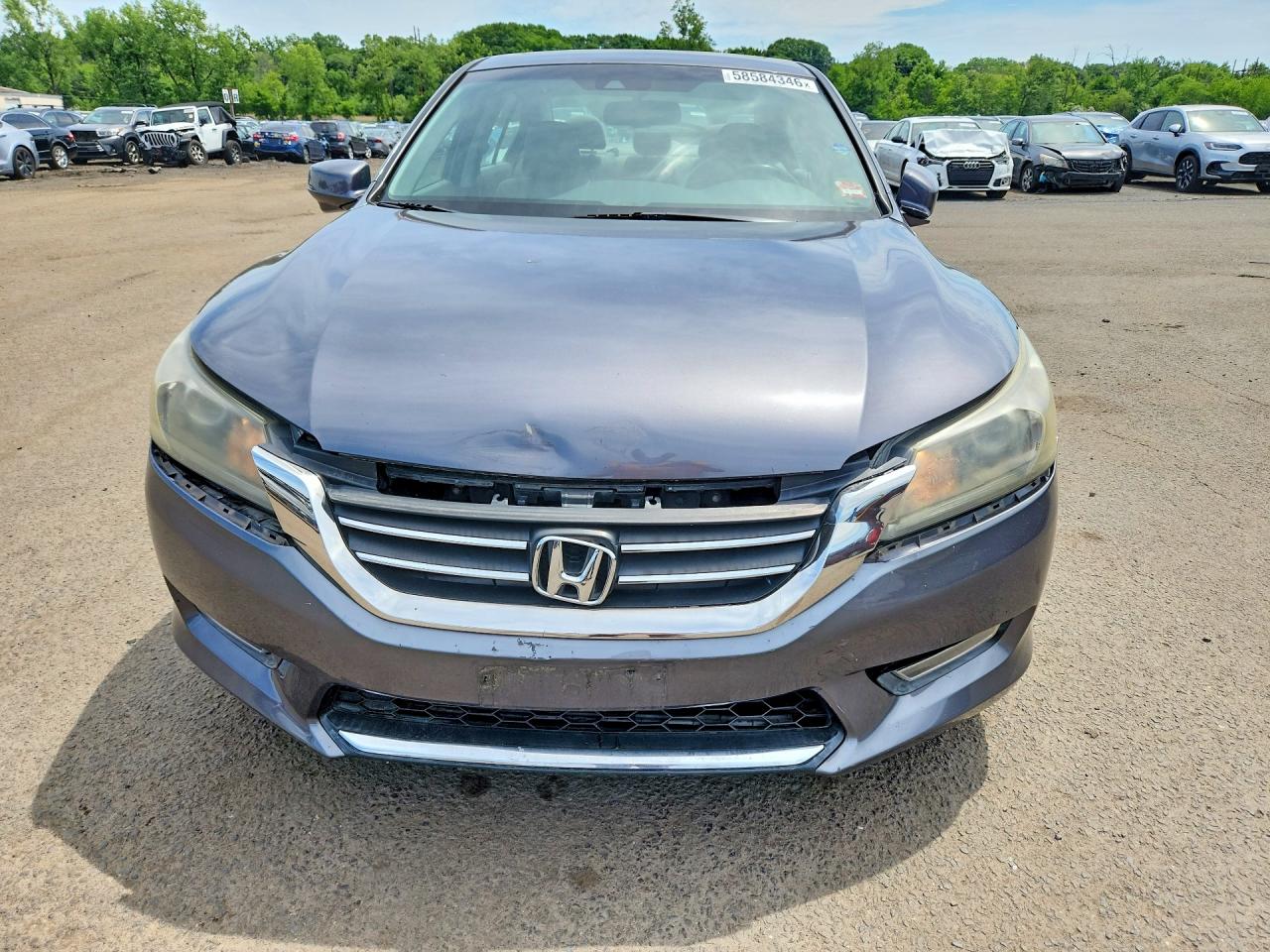2013 Honda Accord Exl Серый vin: 1HGCR2F89DA032832