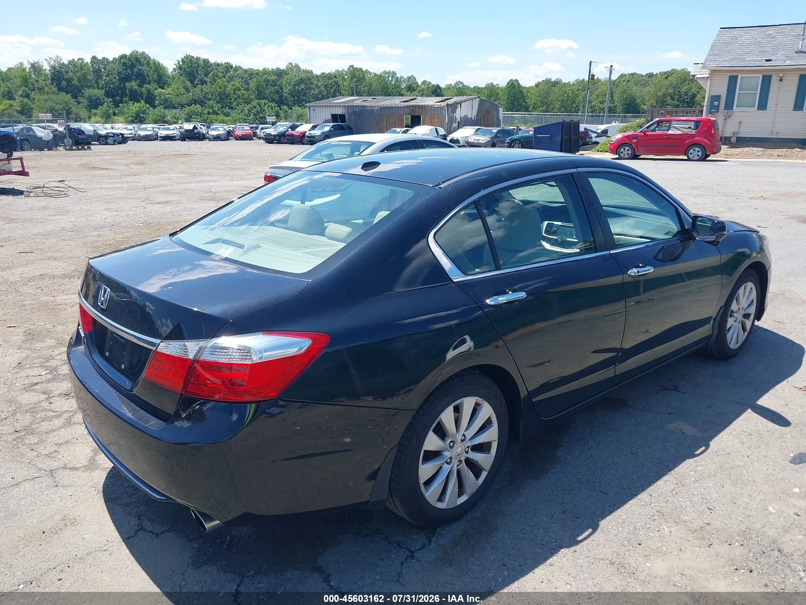 2013 Honda Accord Ex-l Black vin: 1HGCR2F89DA034189