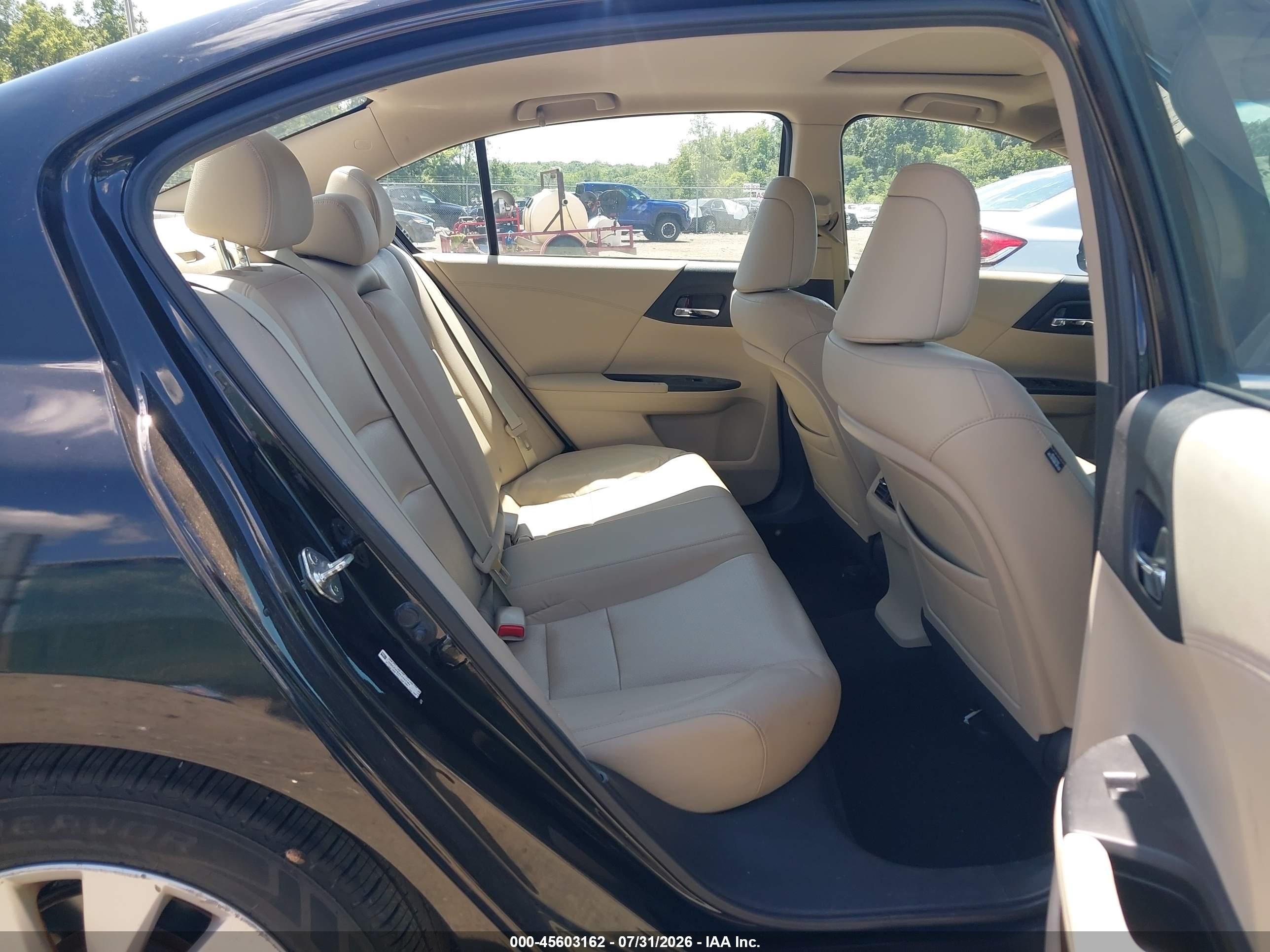 2013 Honda Accord Ex-l Black vin: 1HGCR2F89DA034189