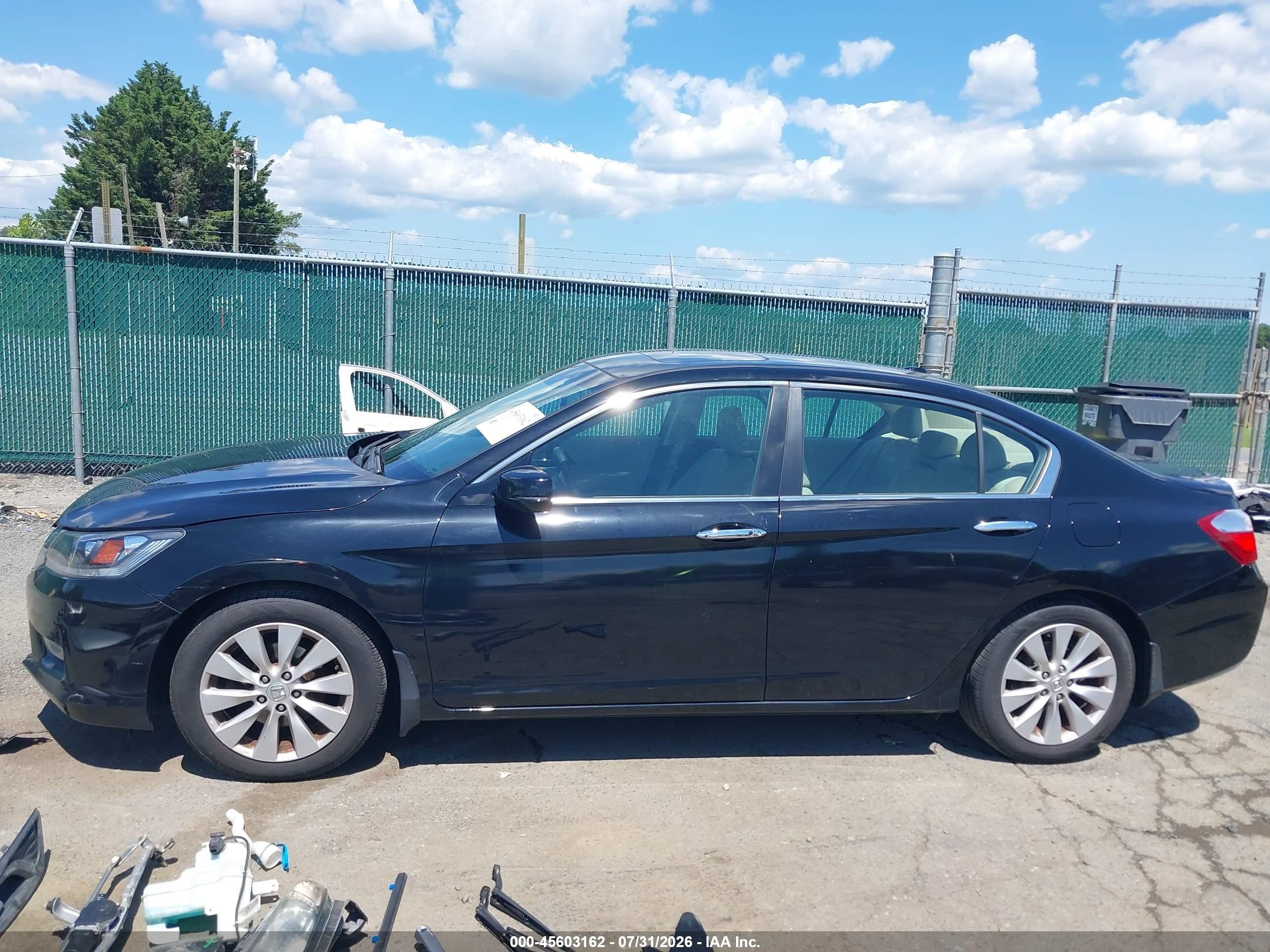 2013 Honda Accord Ex-l Black vin: 1HGCR2F89DA034189