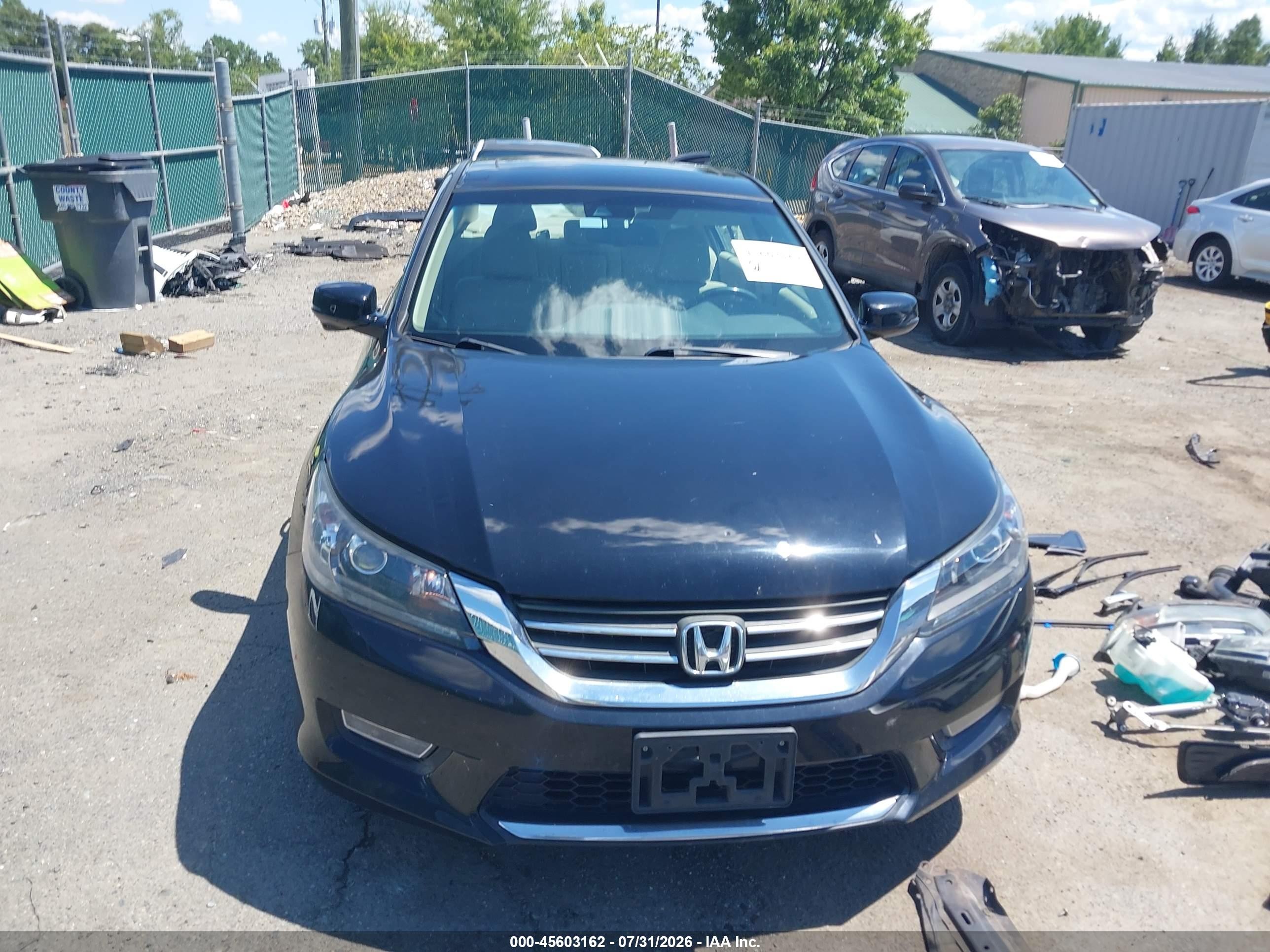 2013 Honda Accord Ex-l Black vin: 1HGCR2F89DA034189
