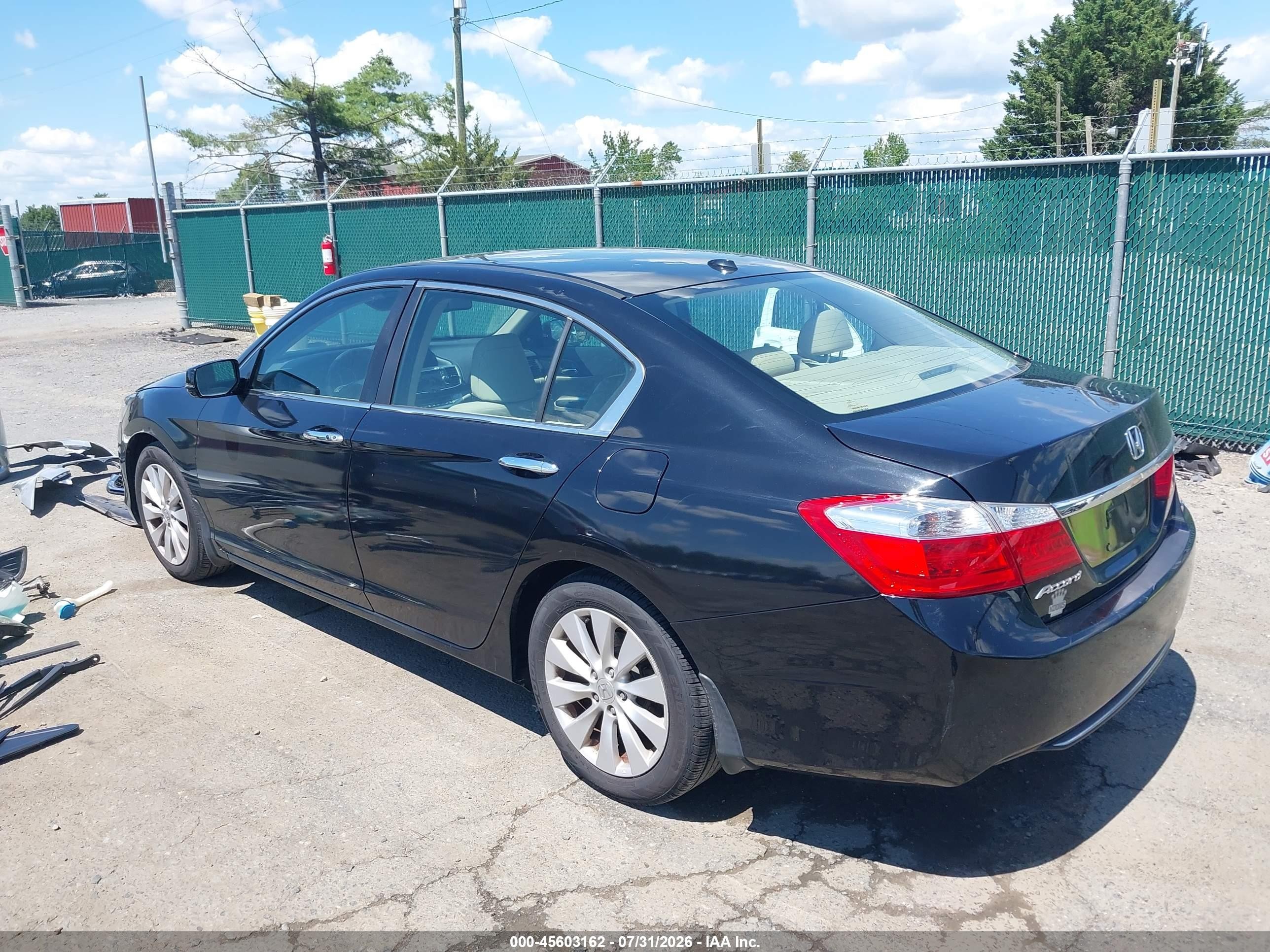2013 Honda Accord Ex-l Black vin: 1HGCR2F89DA034189