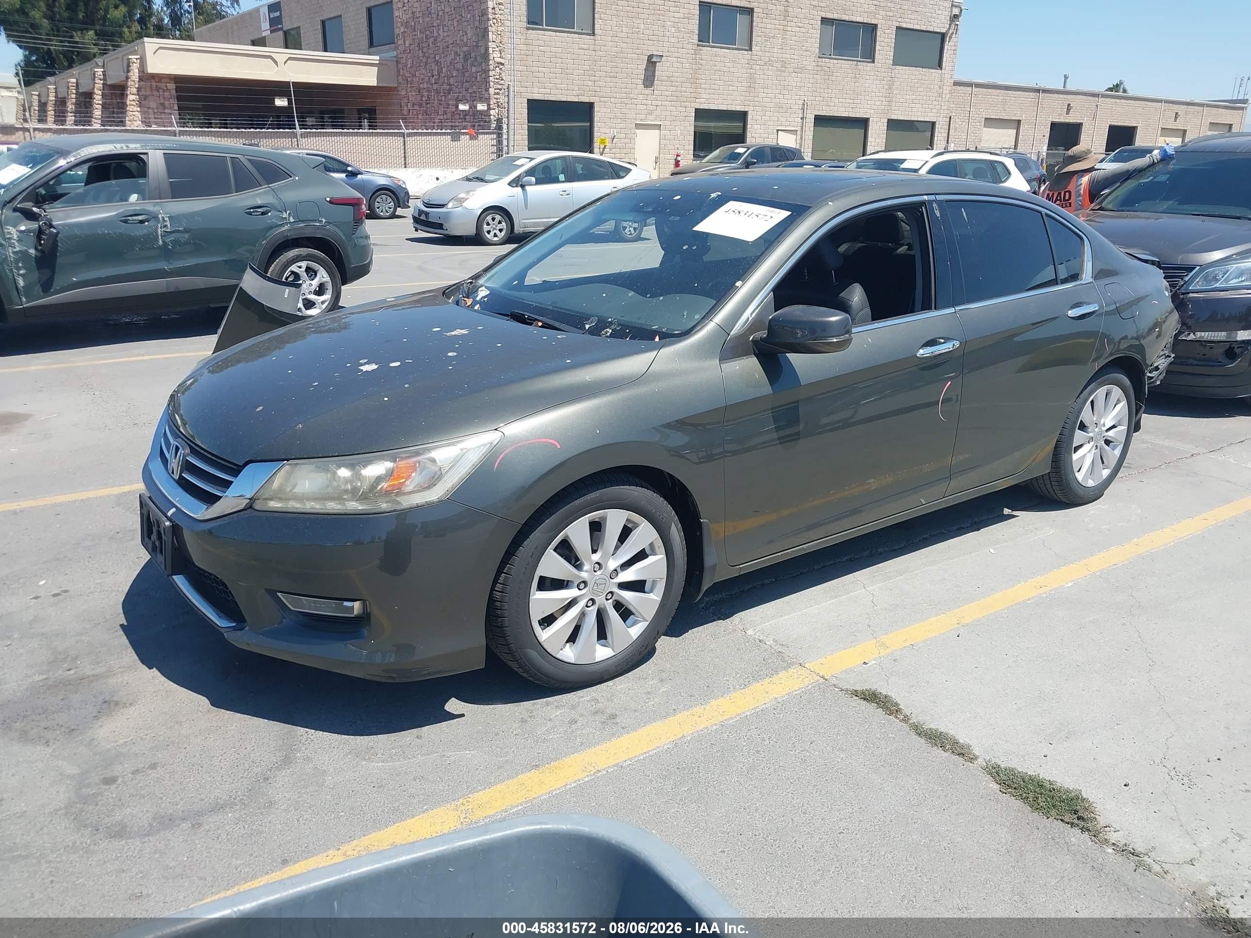 2013 Honda Accord Ex-l Brown vin: 1HGCR2F89DA034399