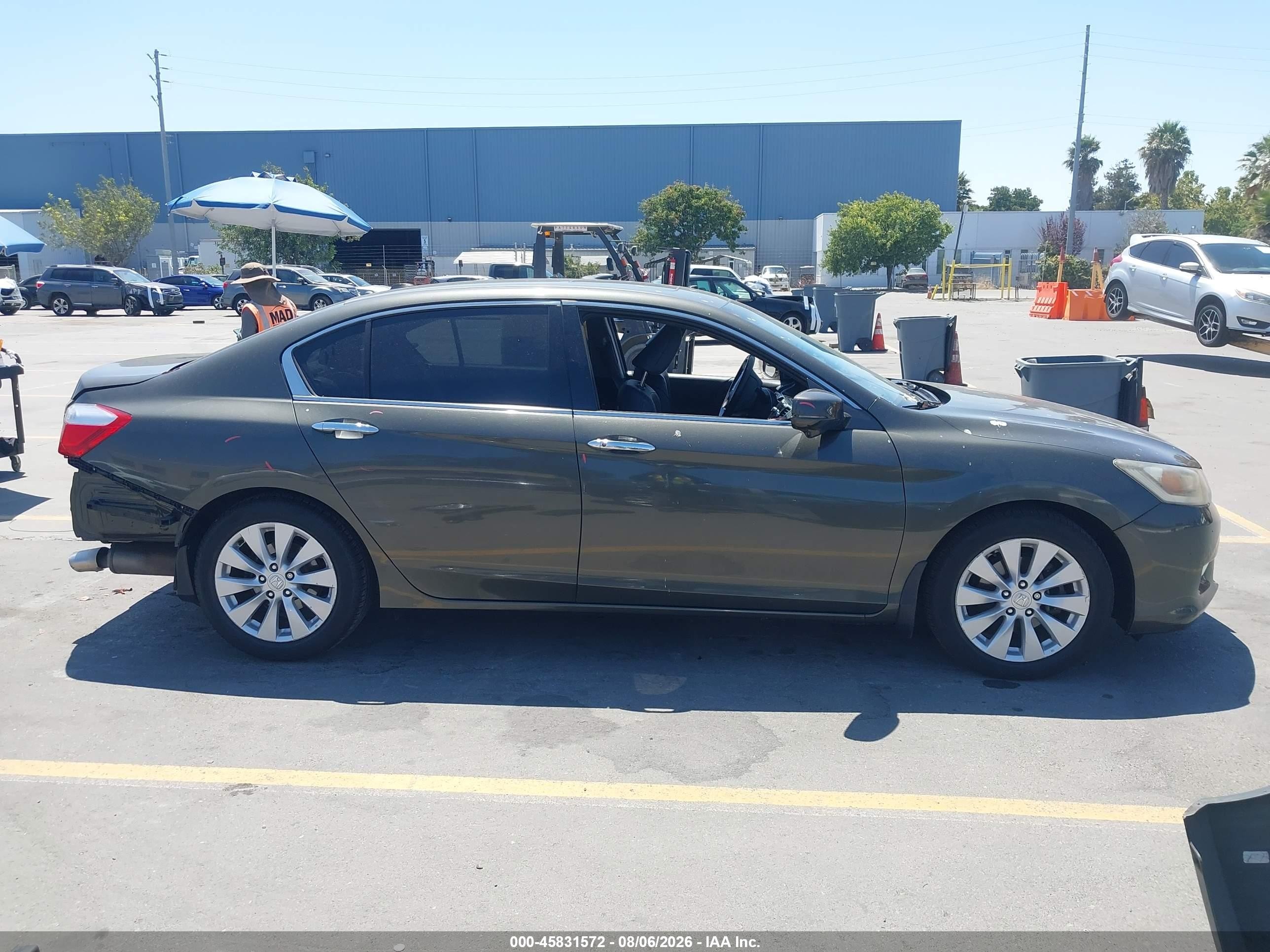 2013 Honda Accord Ex-l Brown vin: 1HGCR2F89DA034399