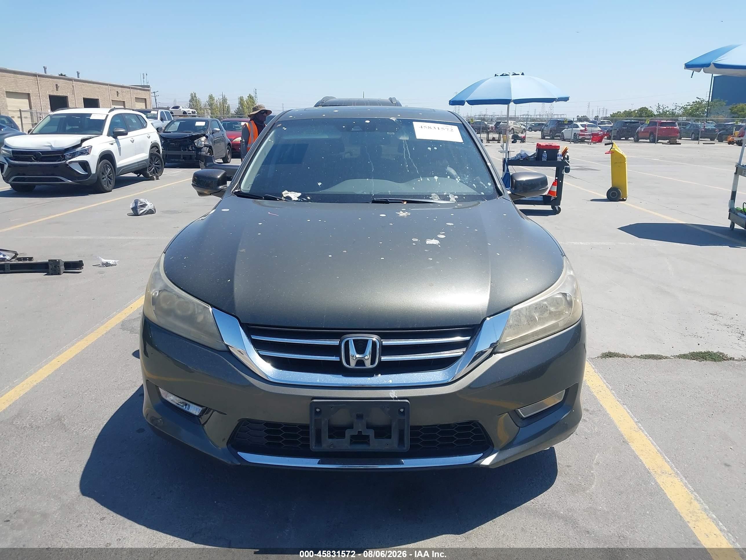 2013 Honda Accord Ex-l Brown vin: 1HGCR2F89DA034399