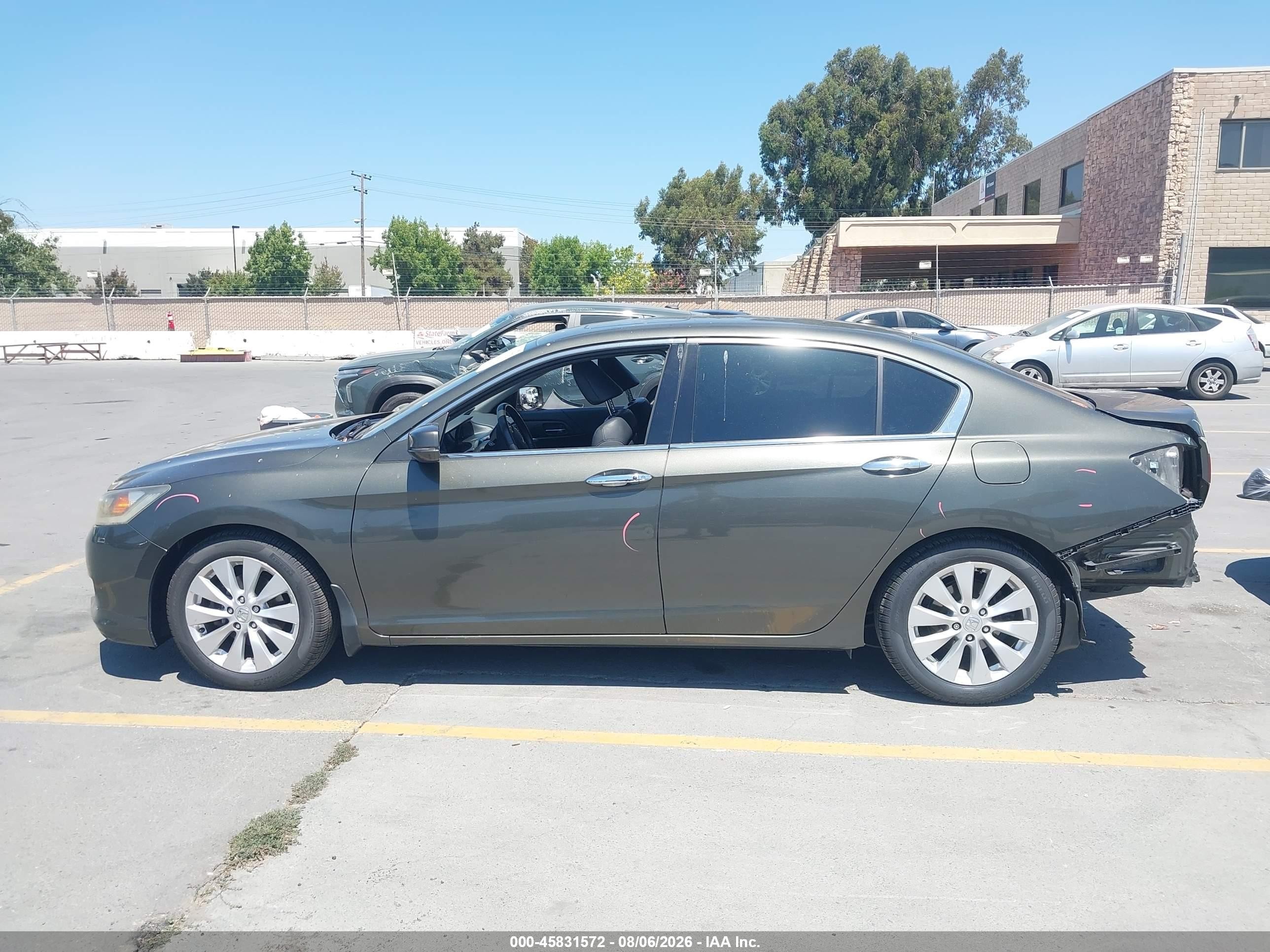 2013 Honda Accord Ex-l Brown vin: 1HGCR2F89DA034399