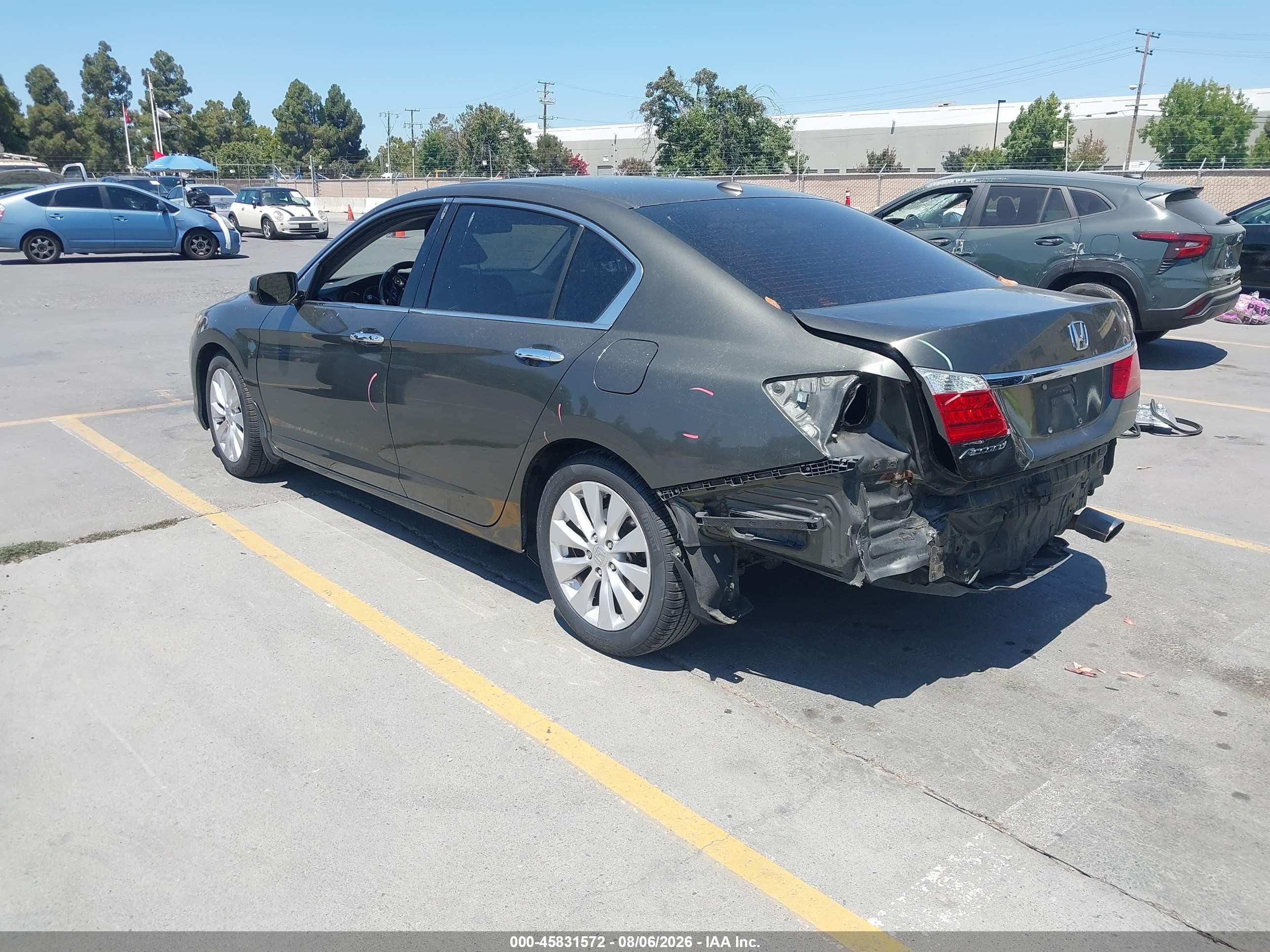 2013 Honda Accord Ex-l Brown vin: 1HGCR2F89DA034399