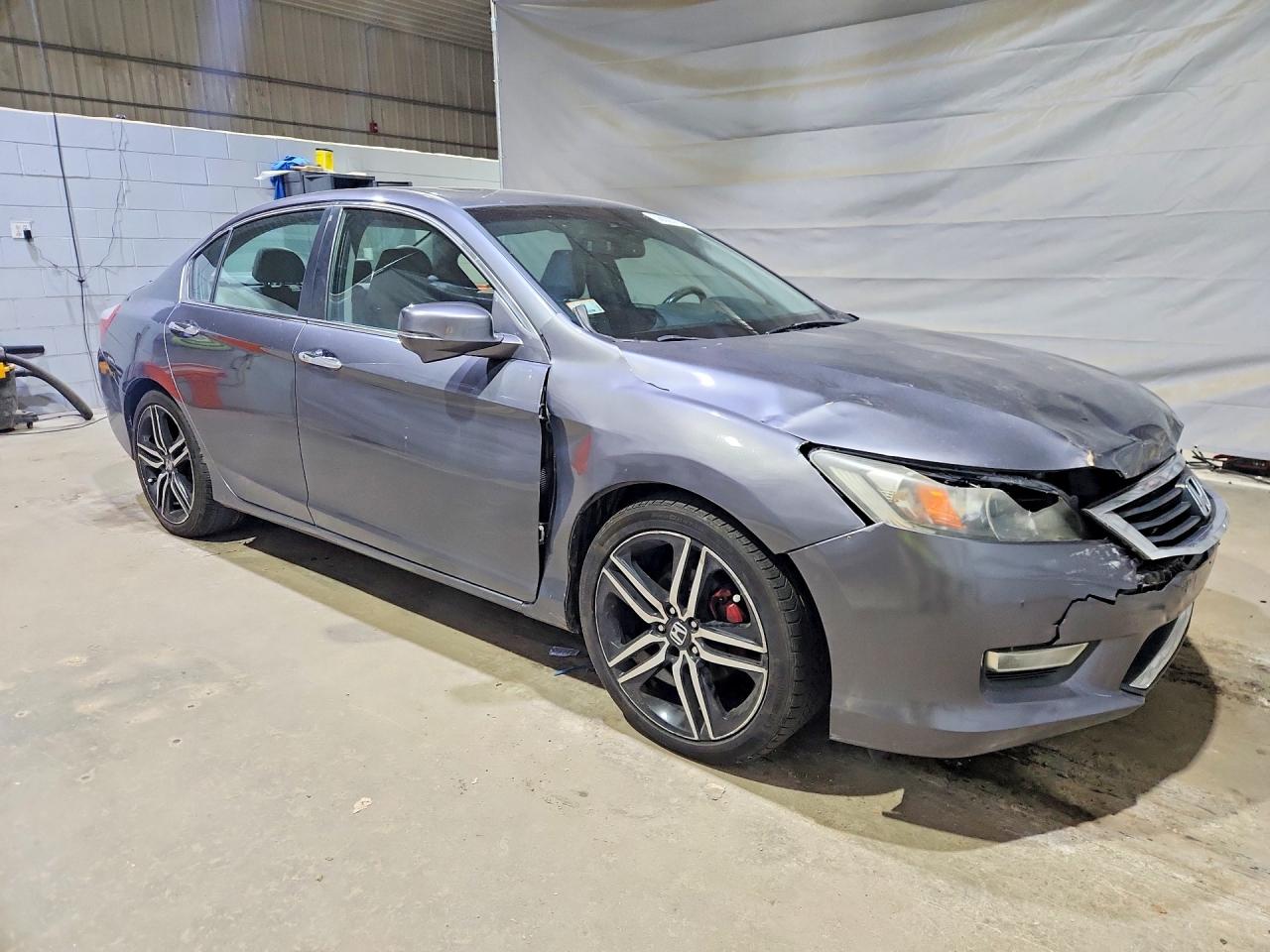 2013 Honda Accord Exl Gray vin: 1HGCR2F89DA052577