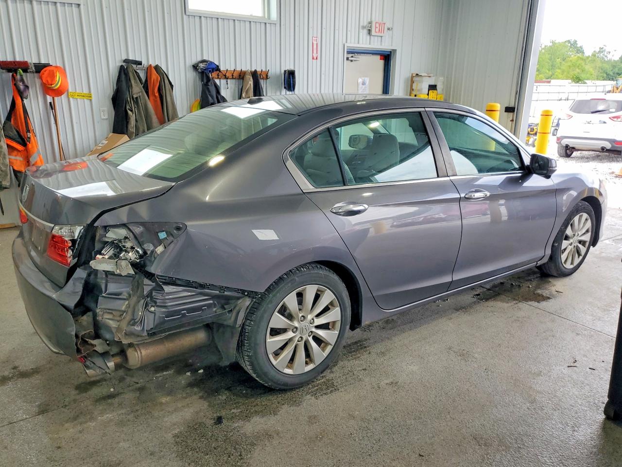 2013 Honda Accord Exl Серый vin: 1HGCR2F89DA063322