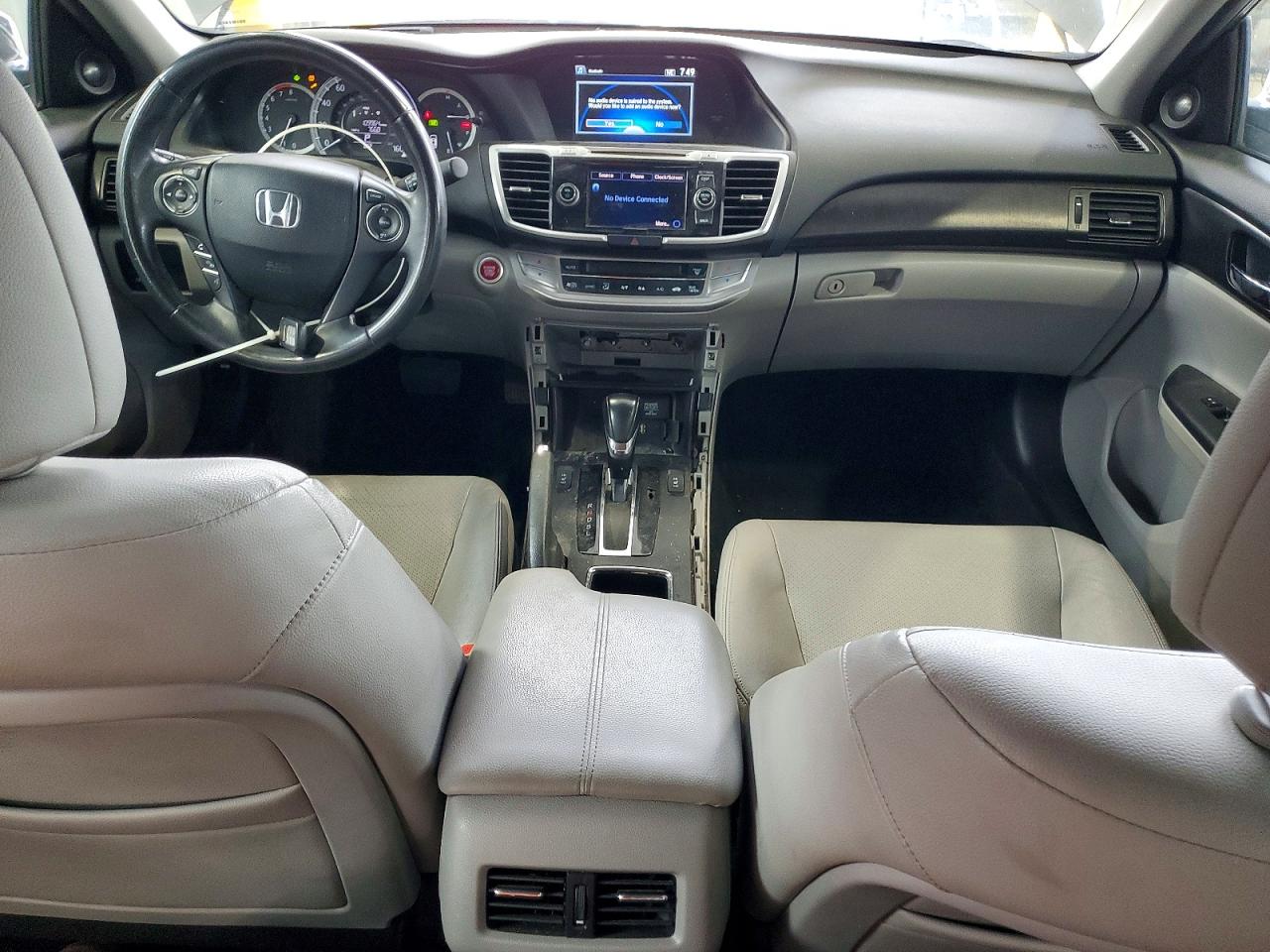 2013 Honda Accord Exl Серый vin: 1HGCR2F89DA063322