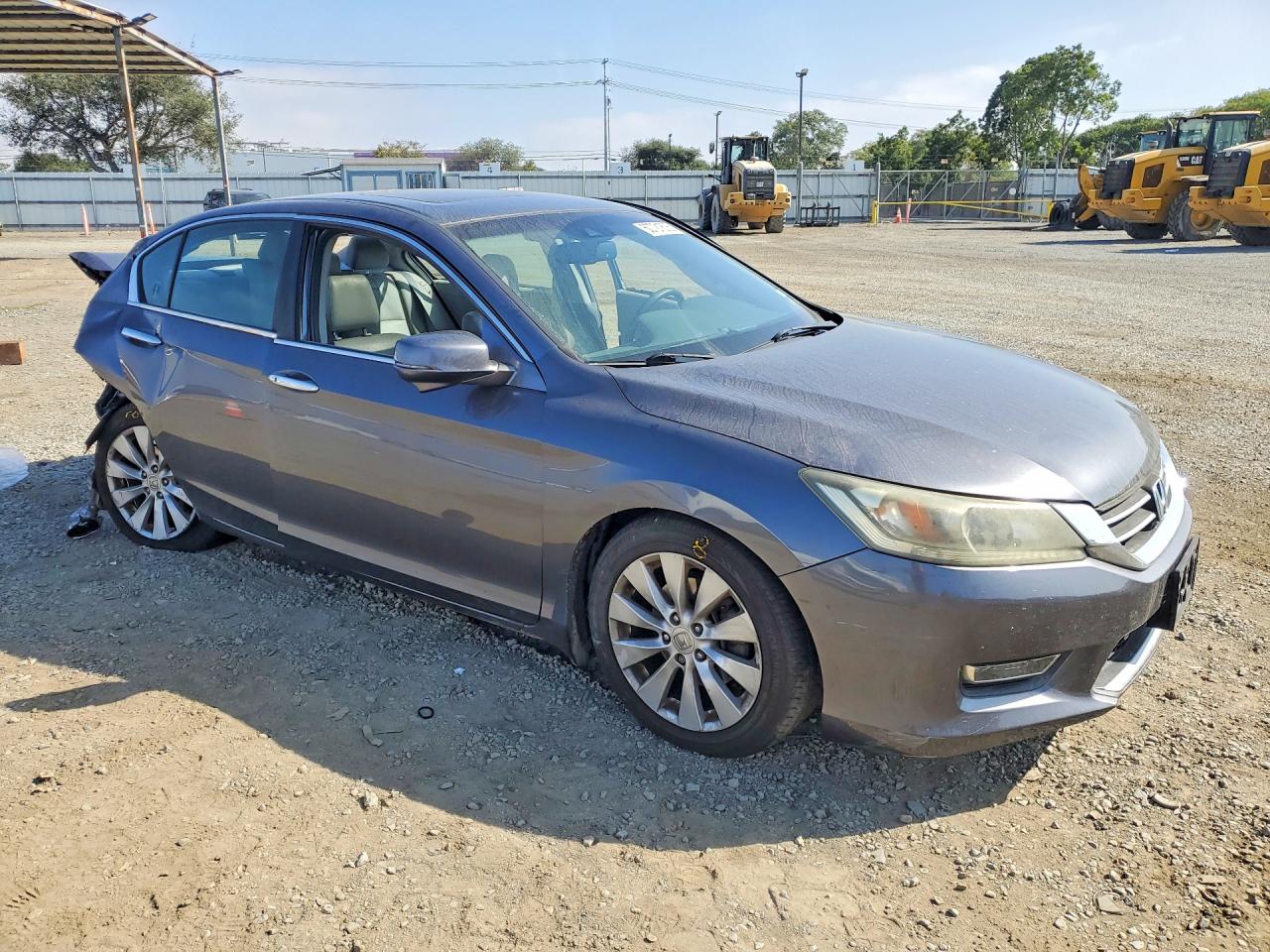 2013 Honda Accord Exl Gray vin: 1HGCR2F89DA063885