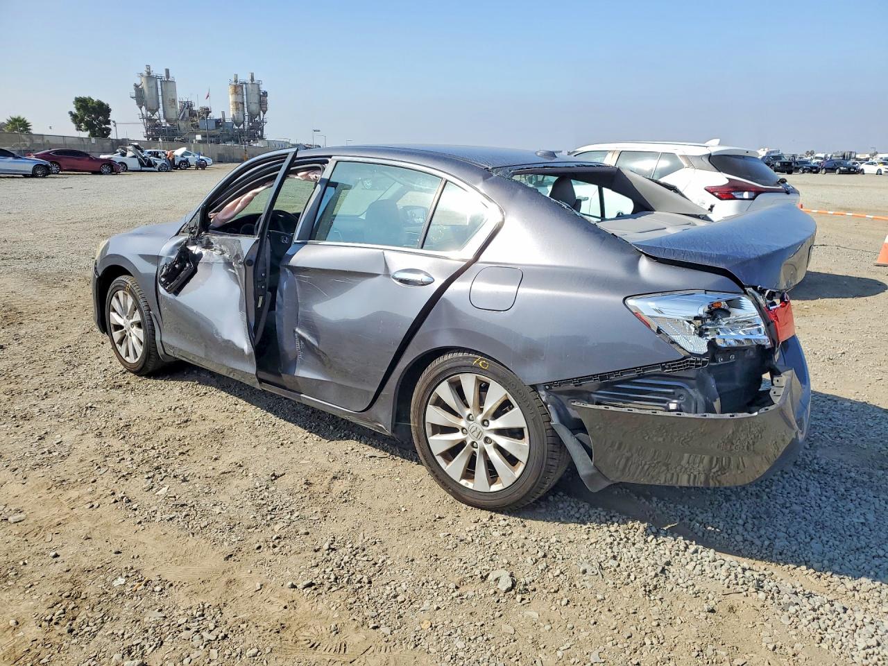 2013 Honda Accord Exl Gray vin: 1HGCR2F89DA063885