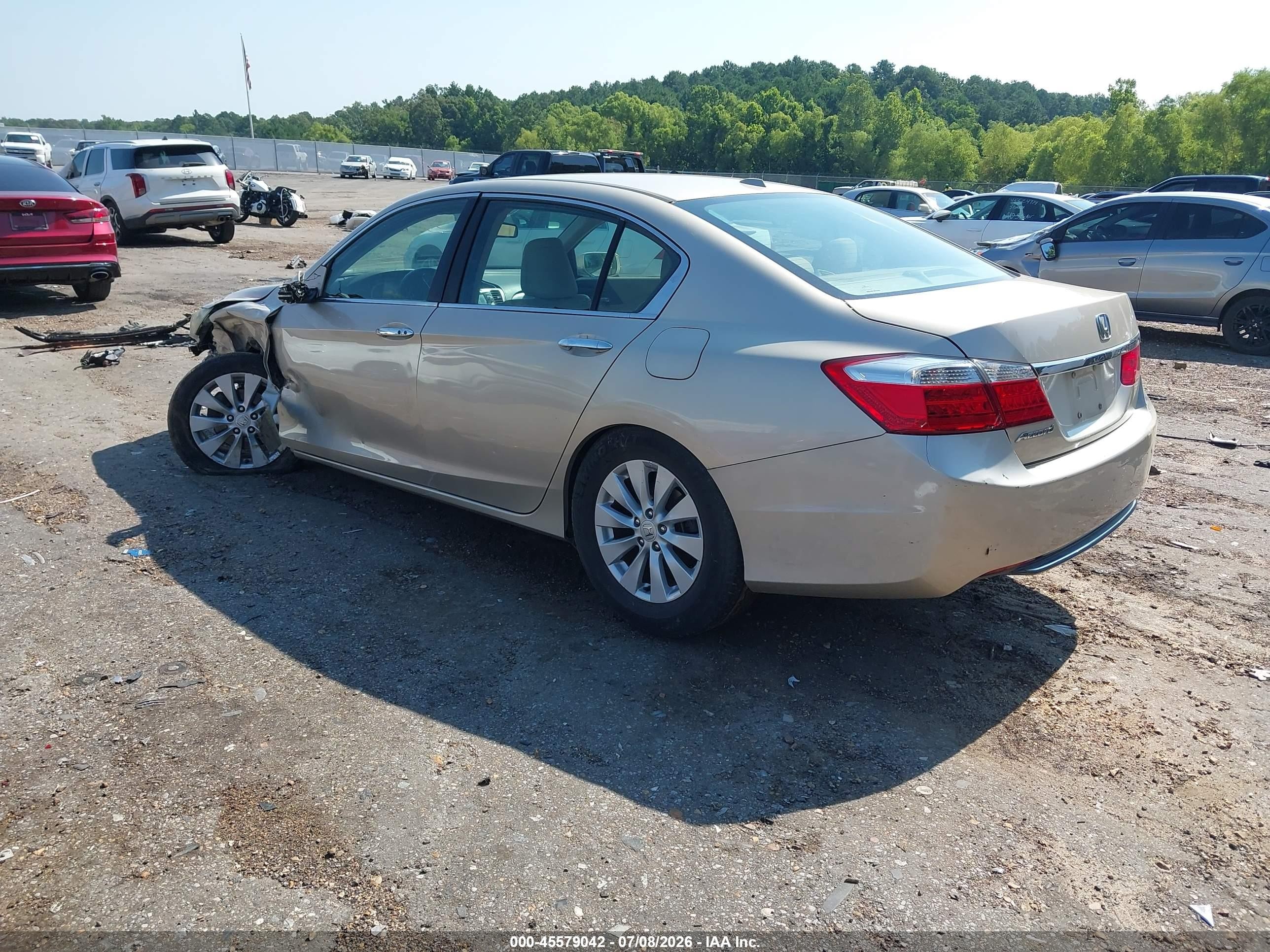 2013 Honda Accord Ex-l Gold vin: 1HGCR2F89DA074451
