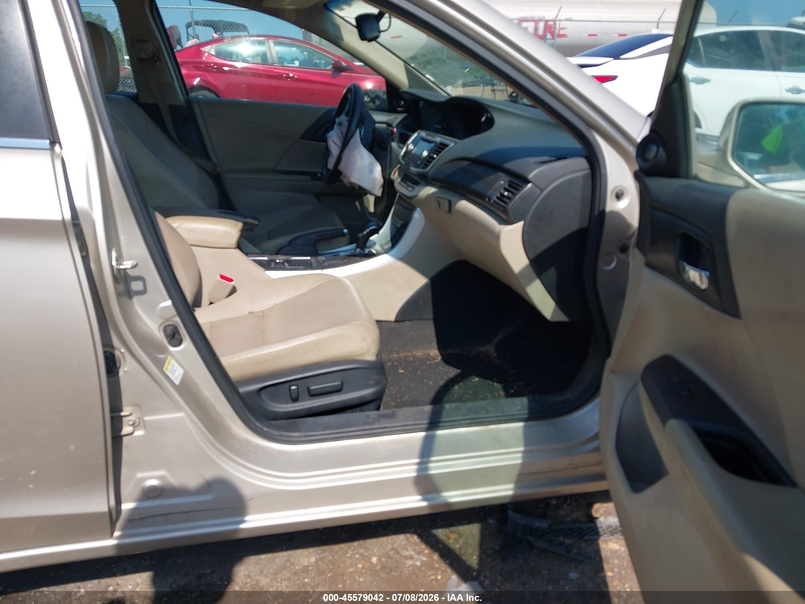 2013 Honda Accord Ex-l Gold vin: 1HGCR2F89DA074451