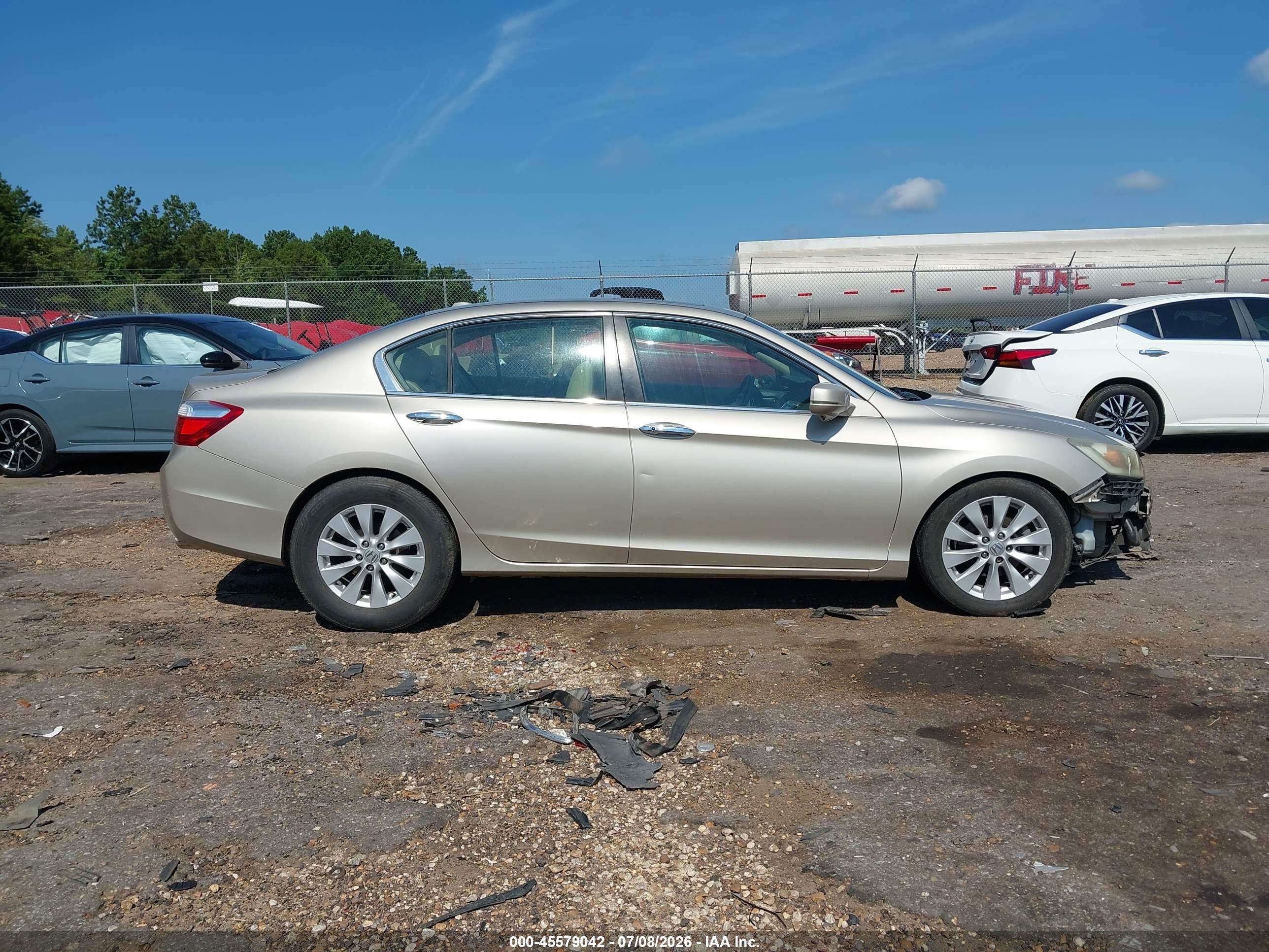 2013 Honda Accord Ex-l Gold vin: 1HGCR2F89DA074451
