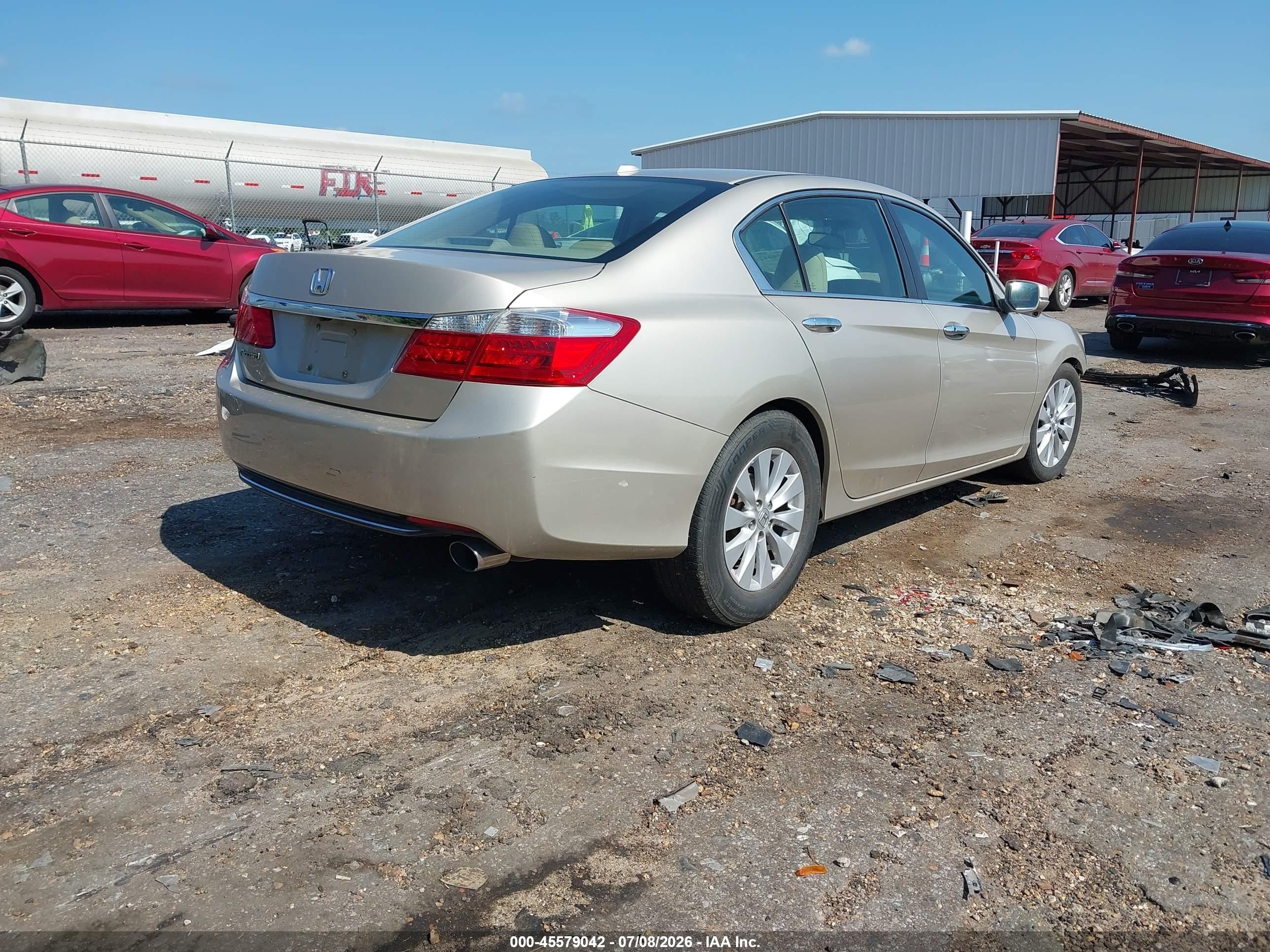 2013 Honda Accord Ex-l Gold vin: 1HGCR2F89DA074451