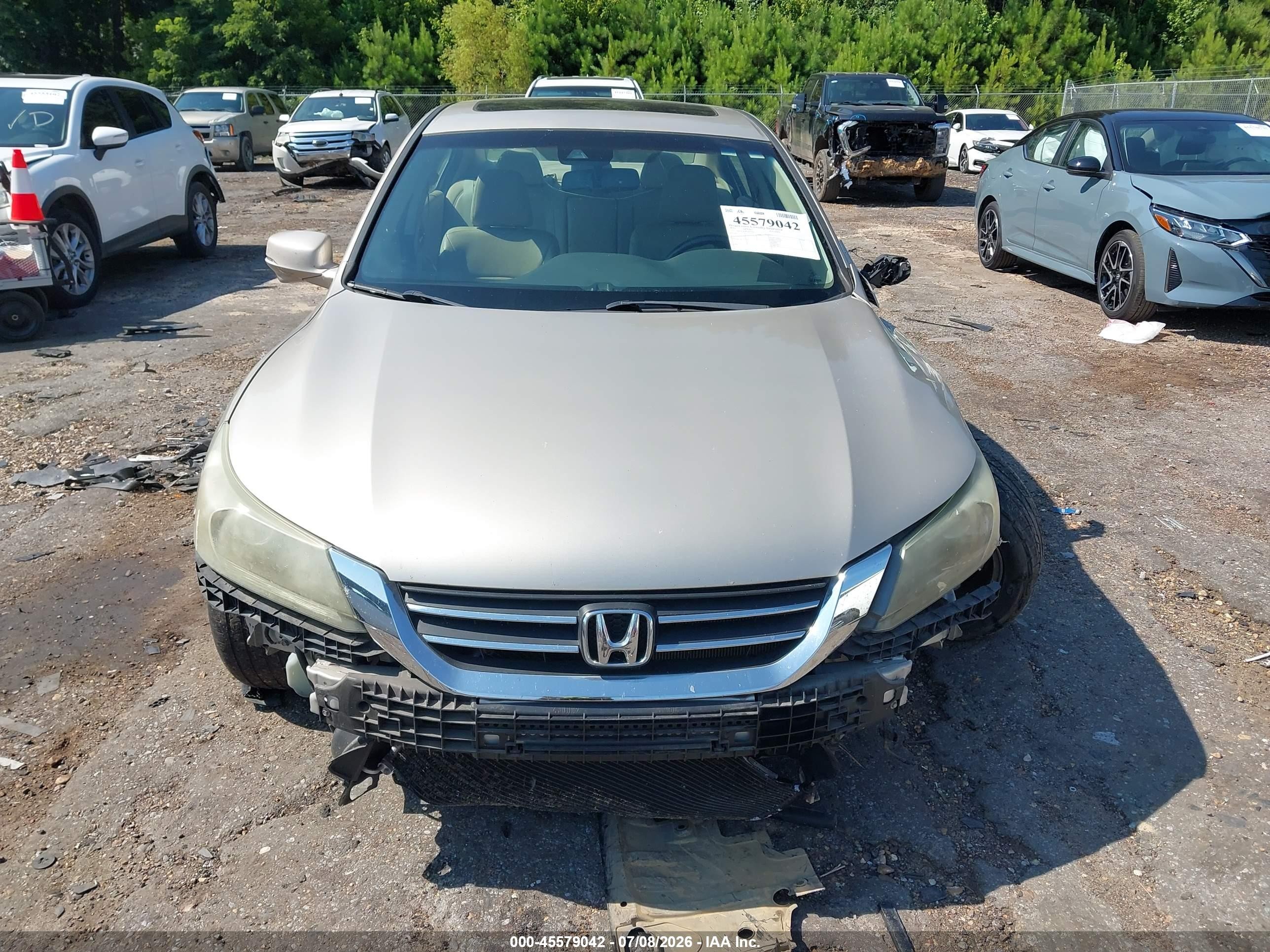 2013 Honda Accord Ex-l Gold vin: 1HGCR2F89DA074451