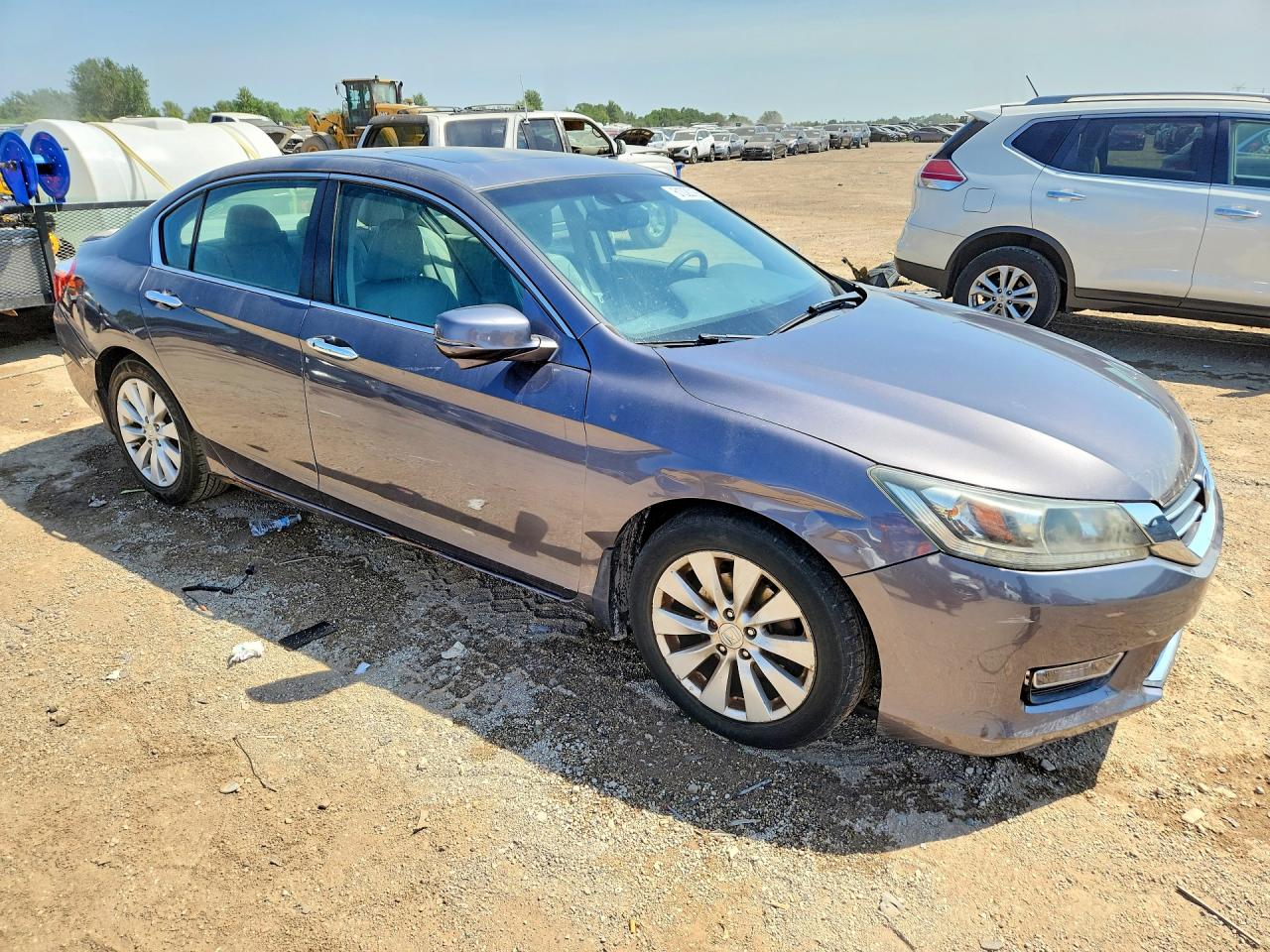 2013 Honda Accord Exl Silver vin: 1HGCR2F89DA079990