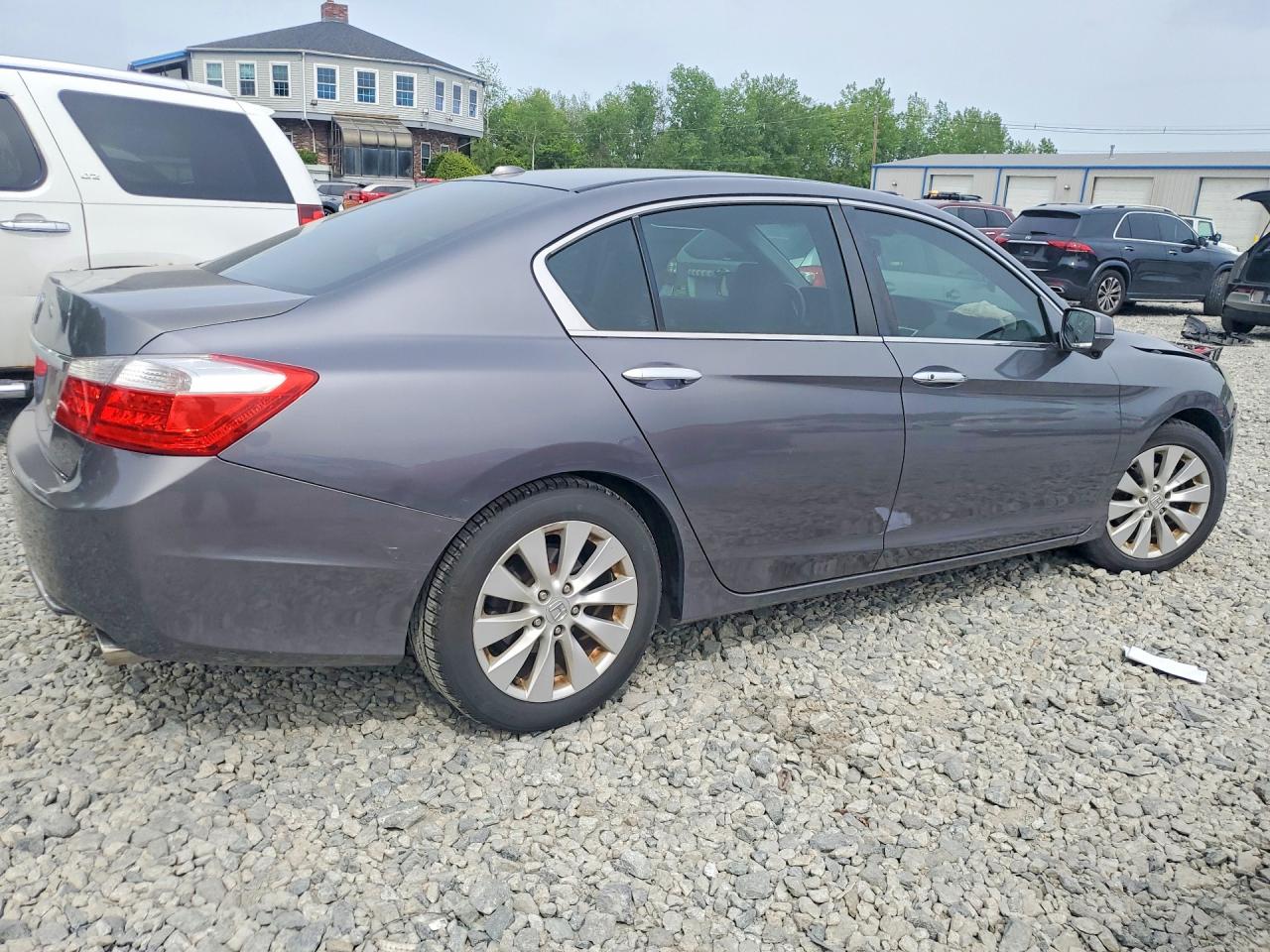 2013 Honda Accord Exl Серый vin: 1HGCR2F89DA083814