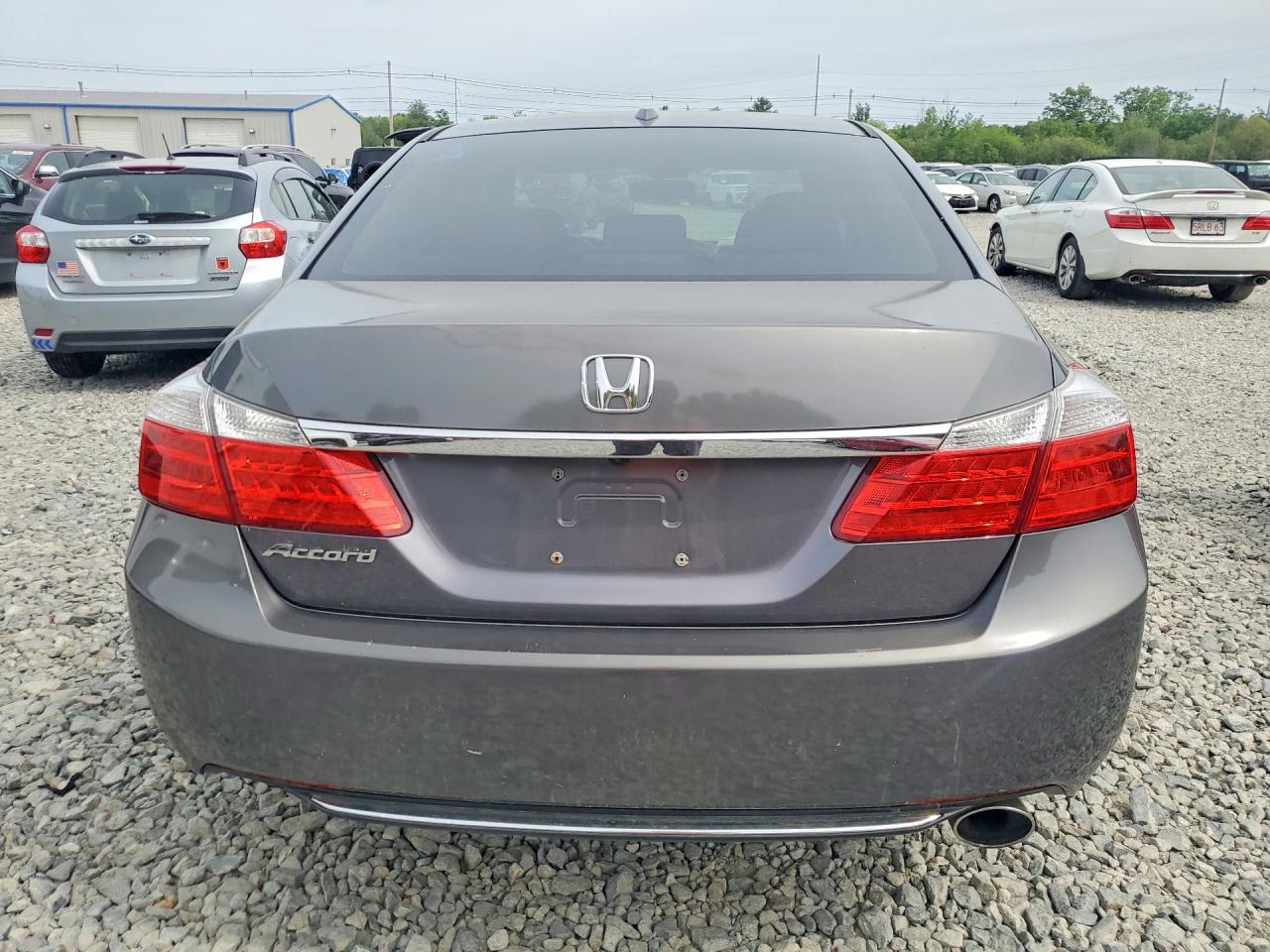 2013 Honda Accord Exl Серый vin: 1HGCR2F89DA083814
