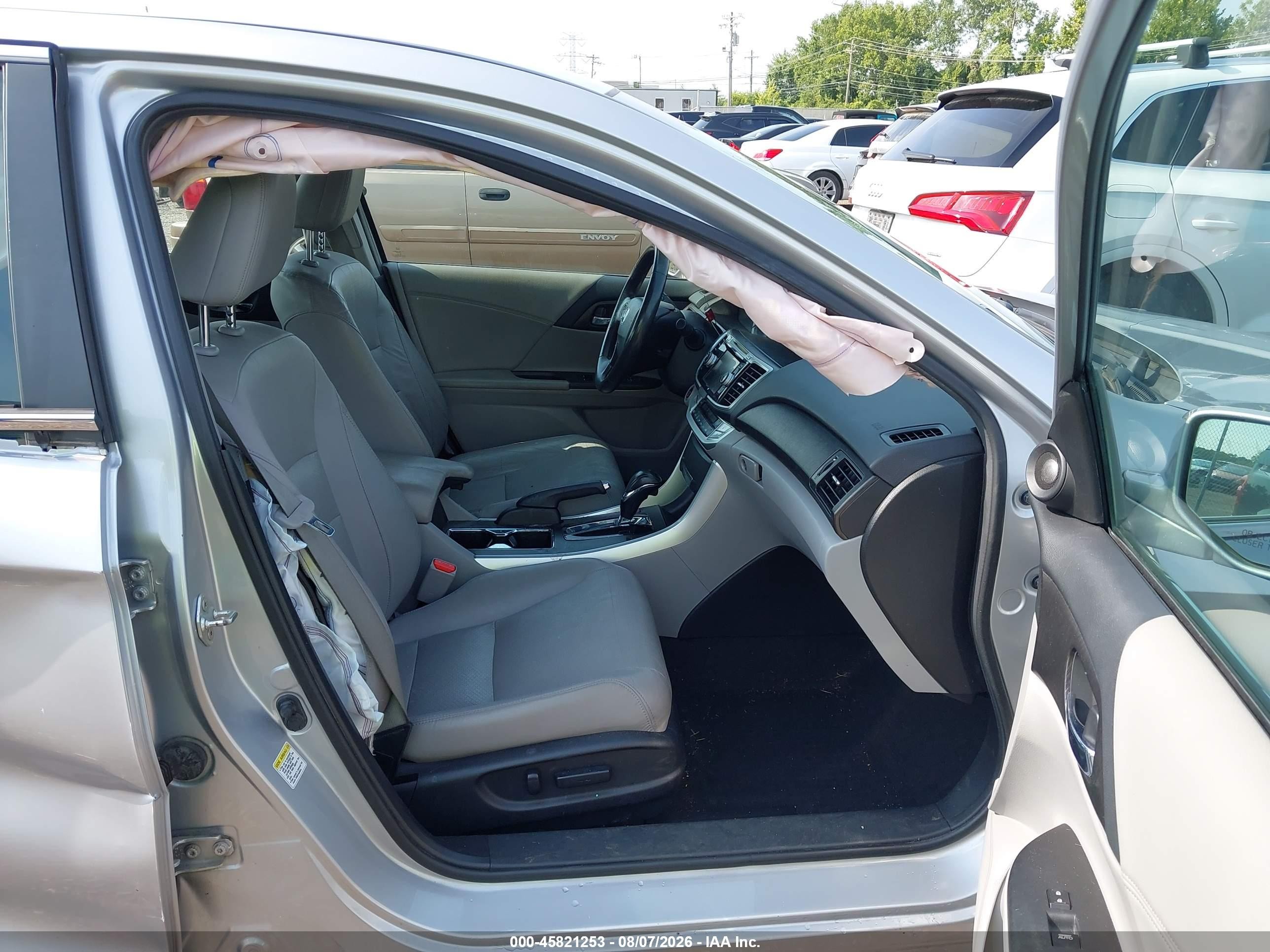 2013 Honda Accord Ex-l Серебряный vin: 1HGCR2F89DA088687