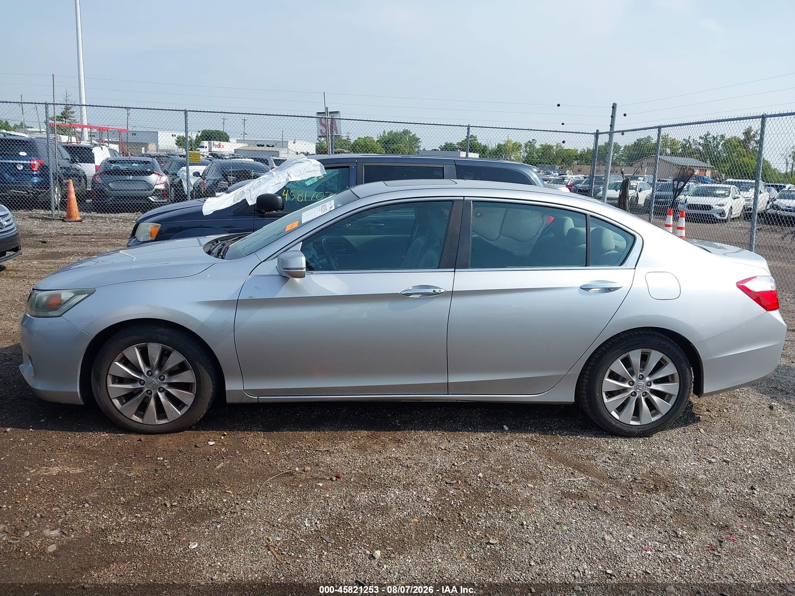 2013 Honda Accord Ex-l Серебряный vin: 1HGCR2F89DA088687