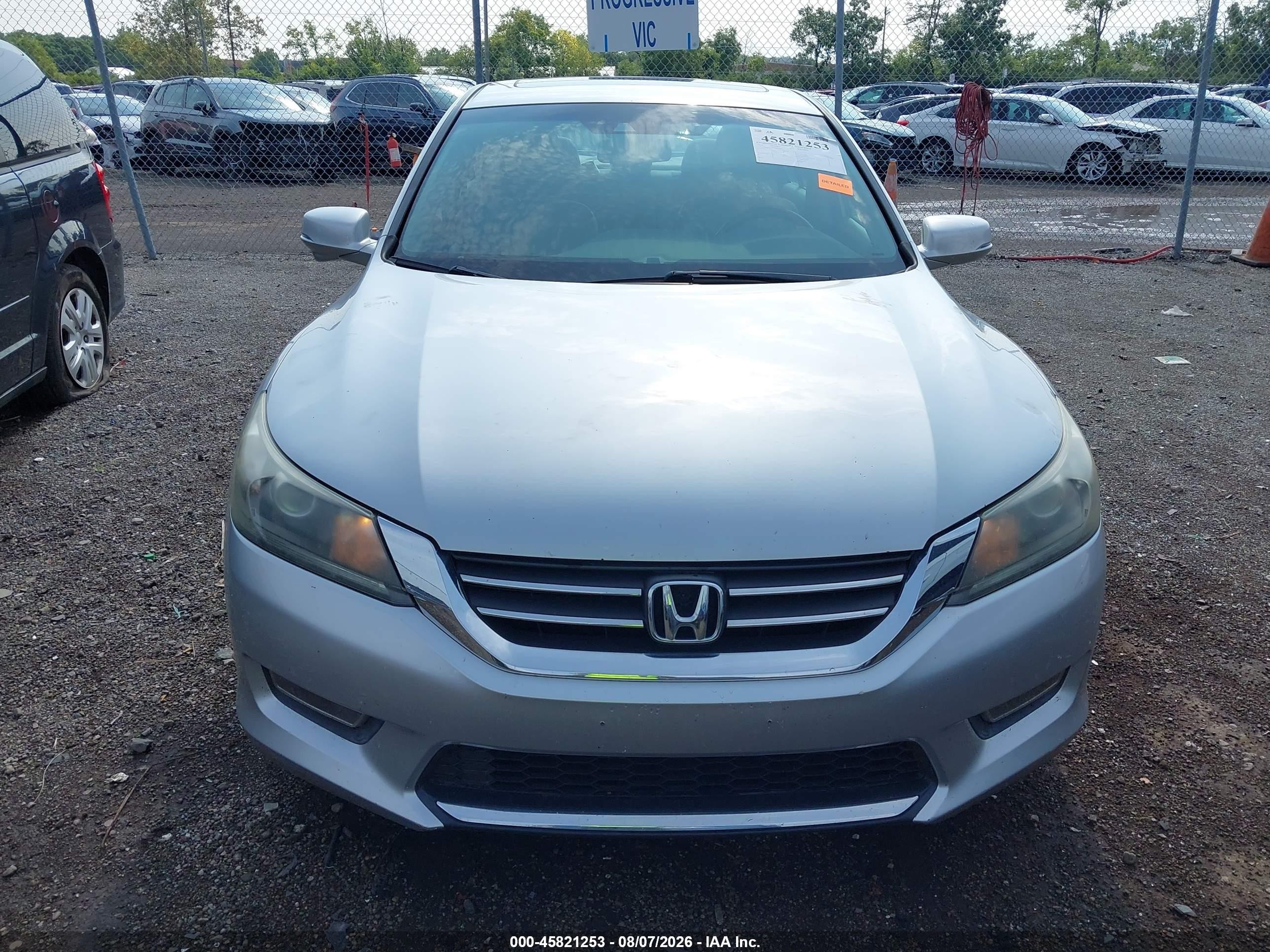 2013 Honda Accord Ex-l Серебряный vin: 1HGCR2F89DA088687