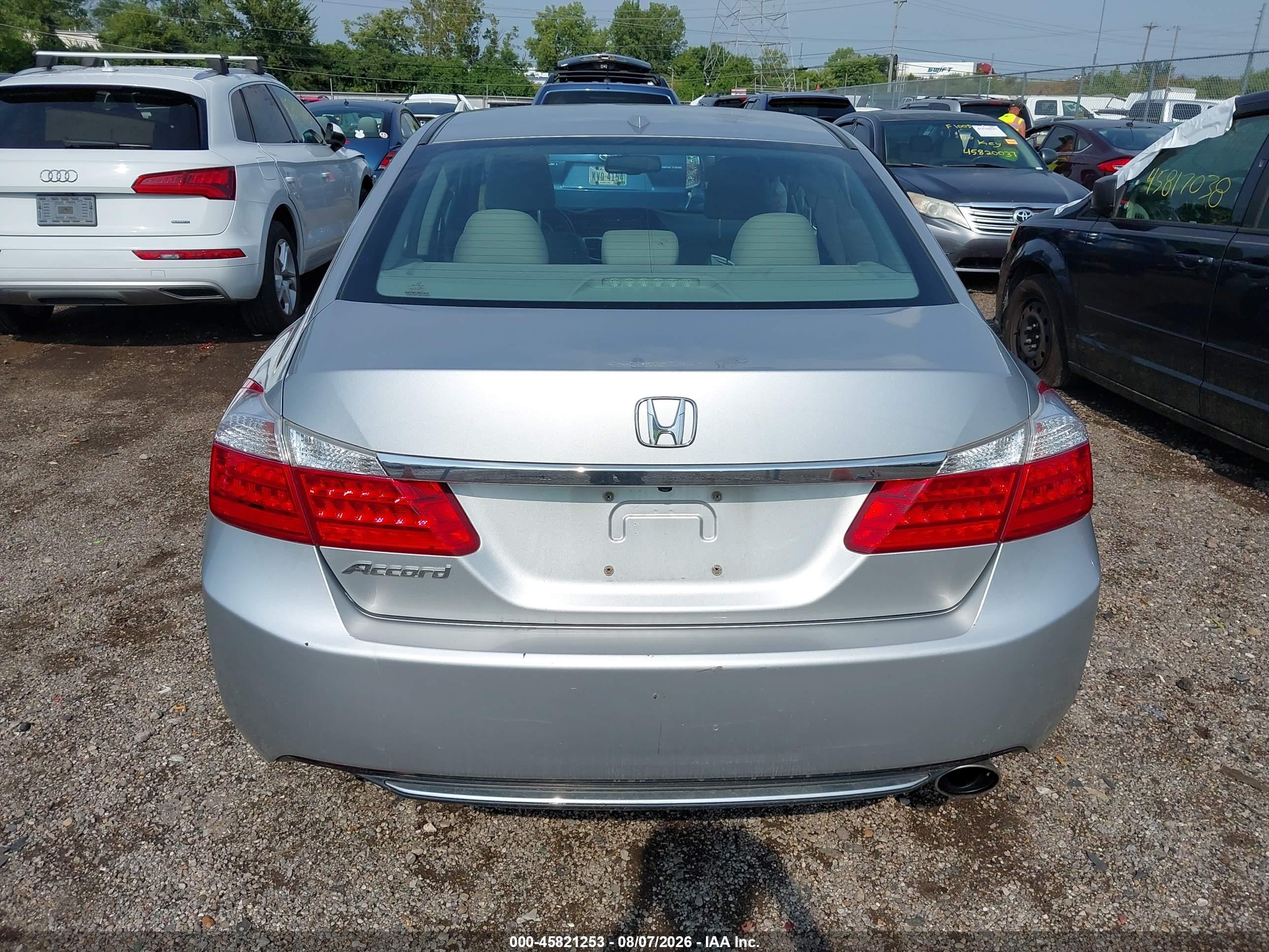 2013 Honda Accord Ex-l Серебряный vin: 1HGCR2F89DA088687