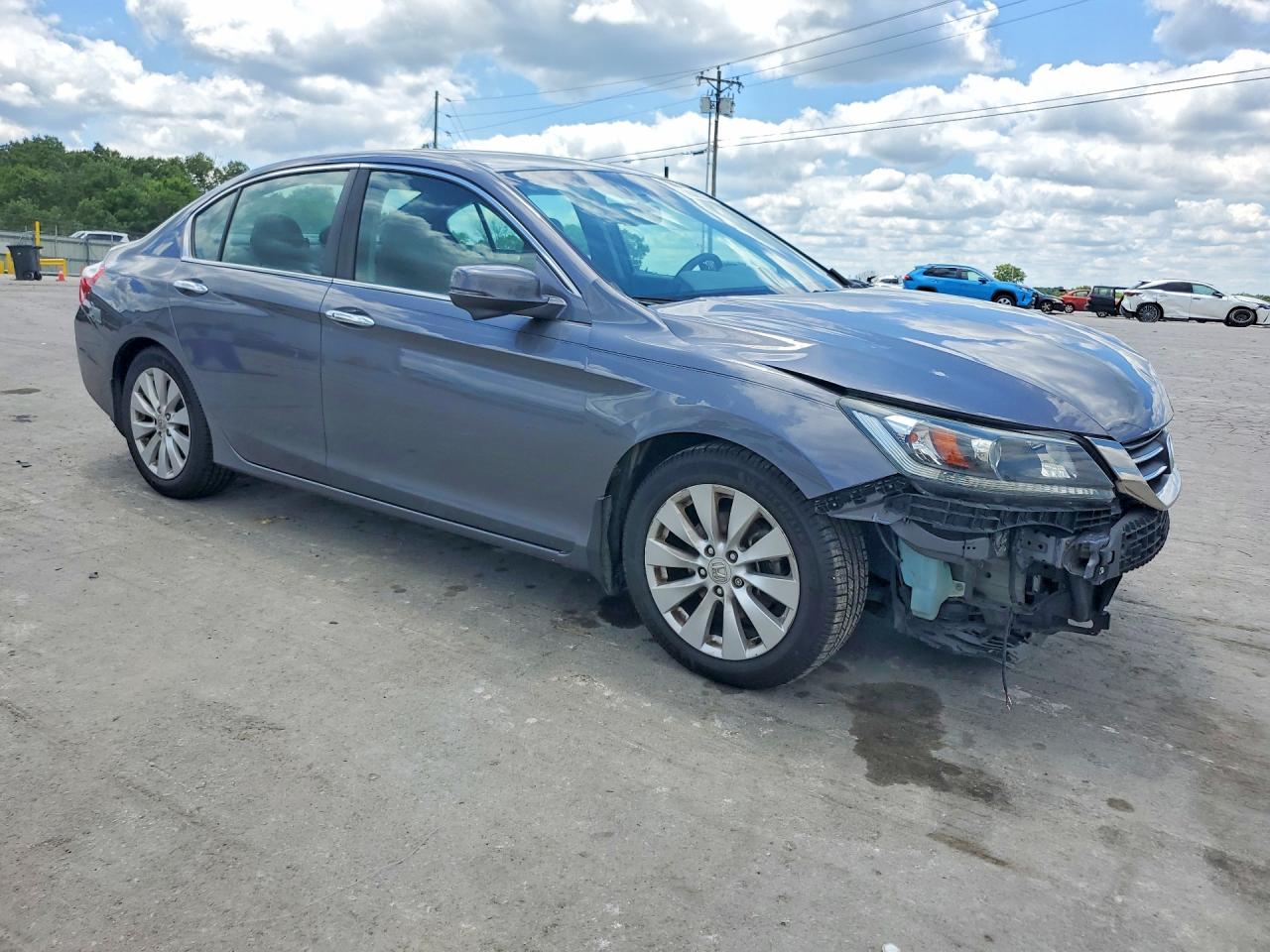 2013 Honda Accord Exl Gray vin: 1HGCR2F89DA095672