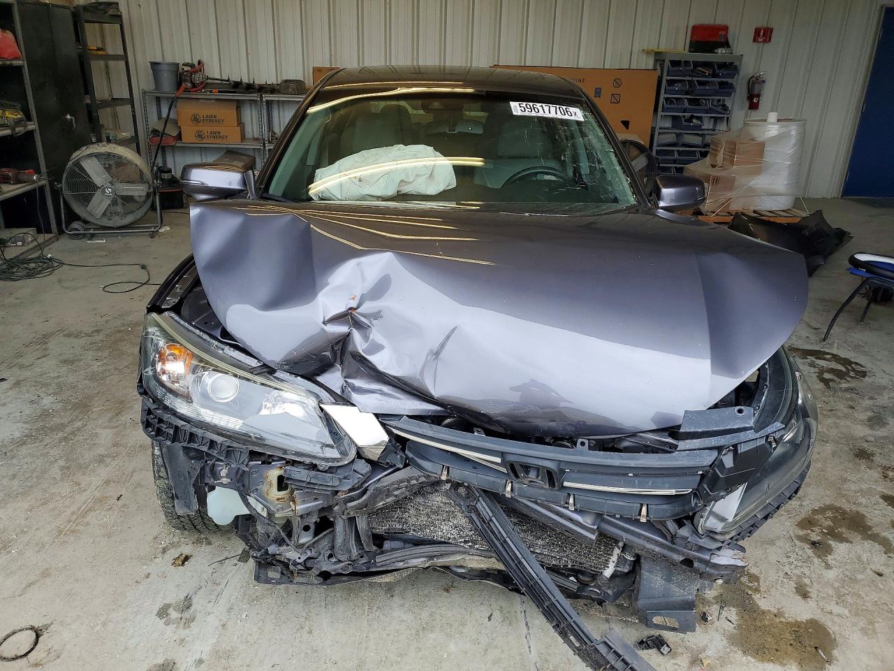 2013 Honda Accord Exl Gray vin: 1HGCR2F89DA106671