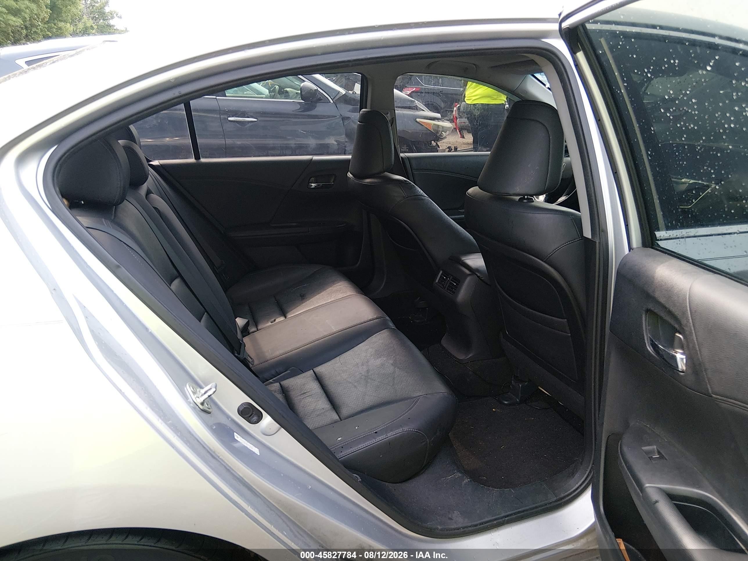 2013 Honda Accord Ex-l Silver vin: 1HGCR2F89DA114950