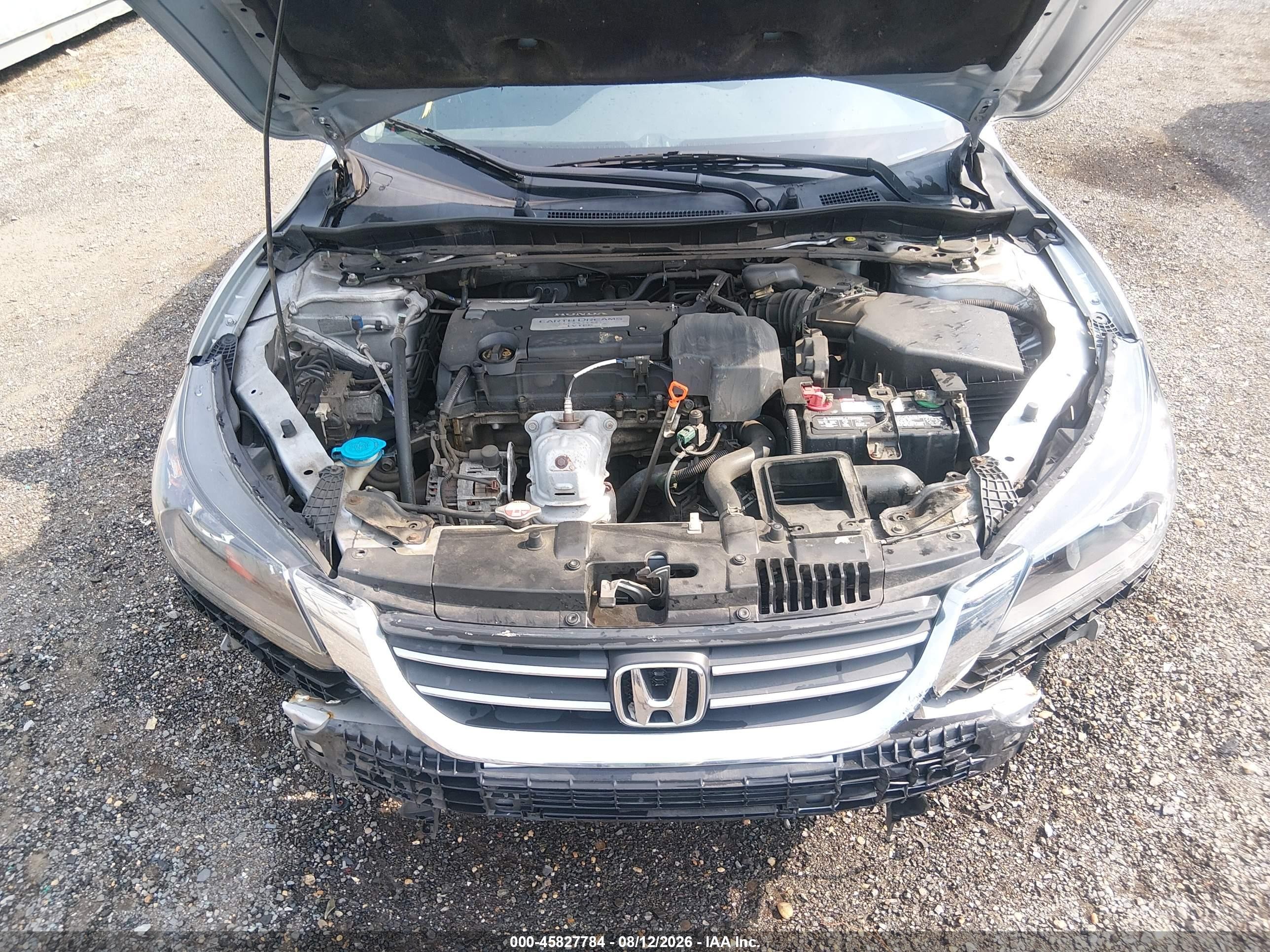 2013 Honda Accord Ex-l Silver vin: 1HGCR2F89DA114950