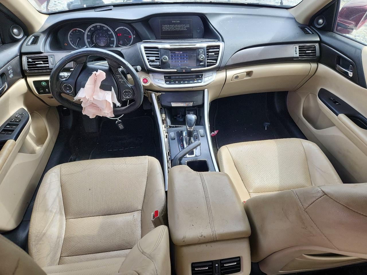 2013 Honda Accord Exl Бордовый vin: 1HGCR2F89DA115564