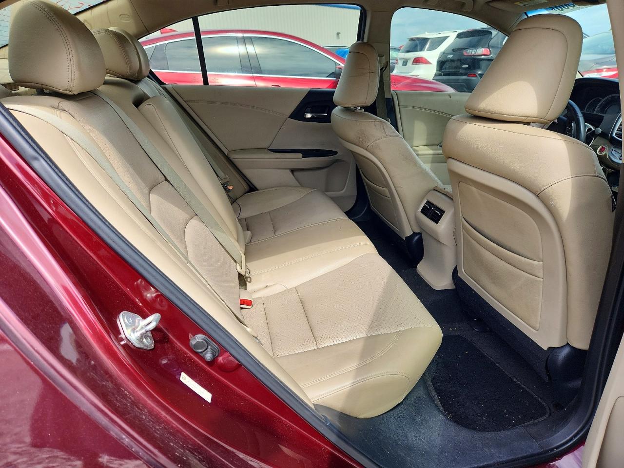 2013 Honda Accord Exl Бордовый vin: 1HGCR2F89DA115564