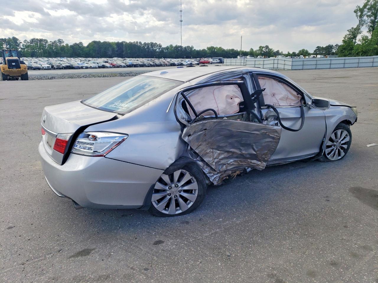2013 Honda Accord Exl Silver vin: 1HGCR2F89DA116343