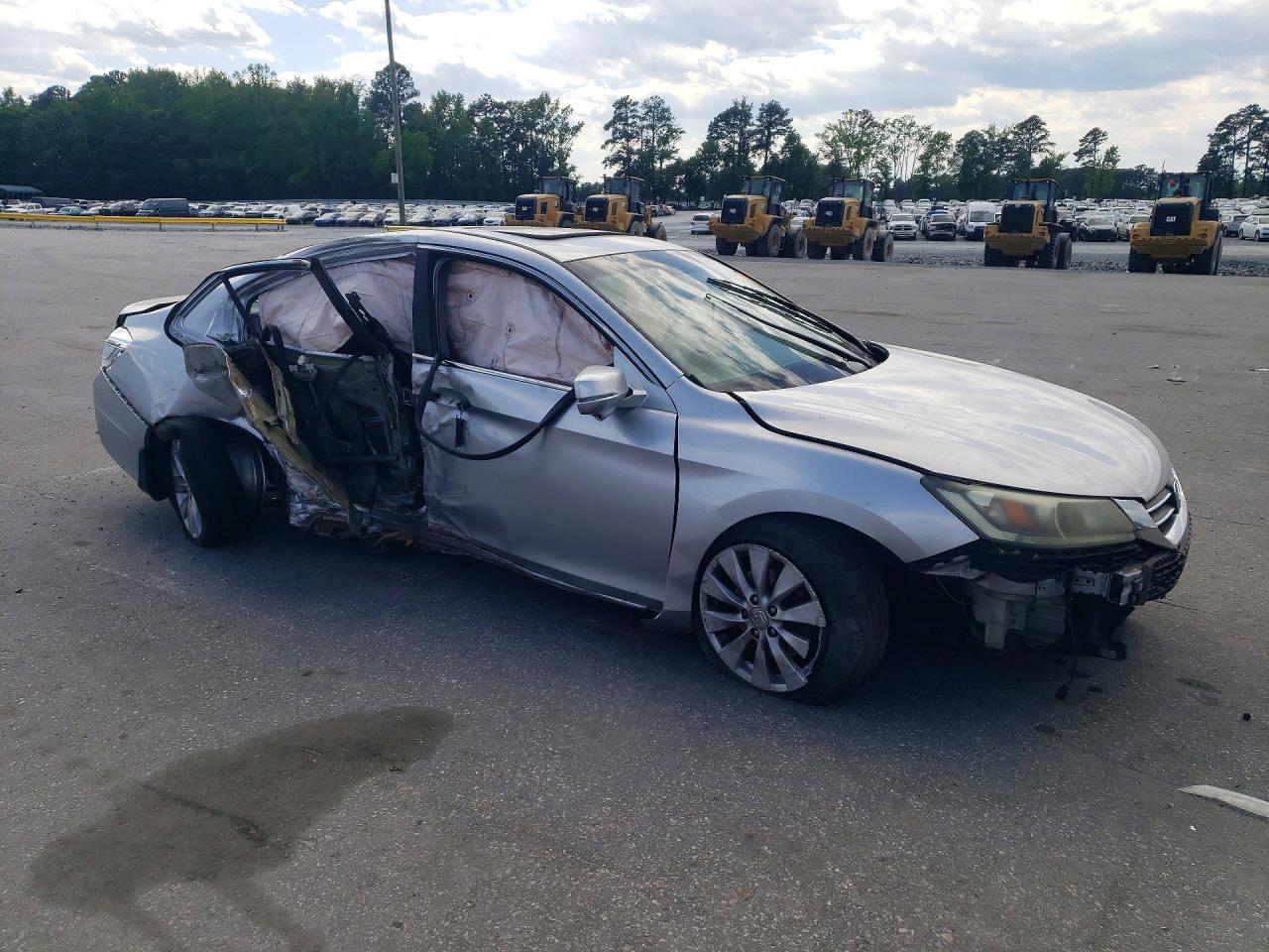2013 Honda Accord Exl Silver vin: 1HGCR2F89DA116343