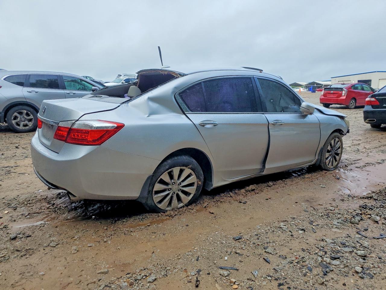 2013 Honda Accord Exl Silver vin: 1HGCR2F89DA131148