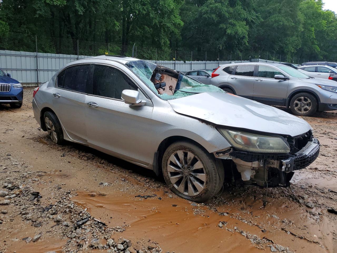 2013 Honda Accord Exl Silver vin: 1HGCR2F89DA131148