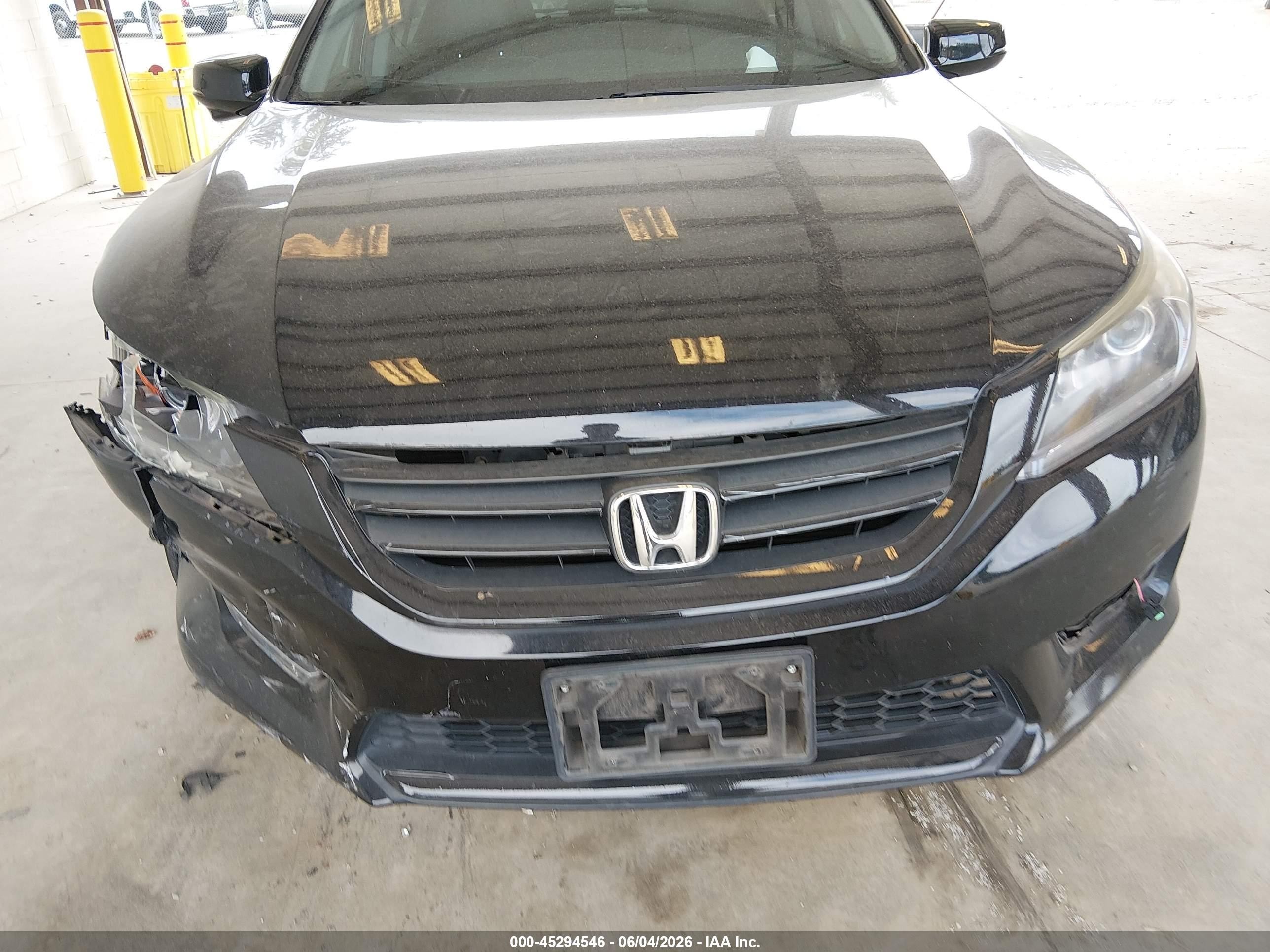 2013 Honda Accord Ex-l Black vin: 1HGCR2F89DA145390