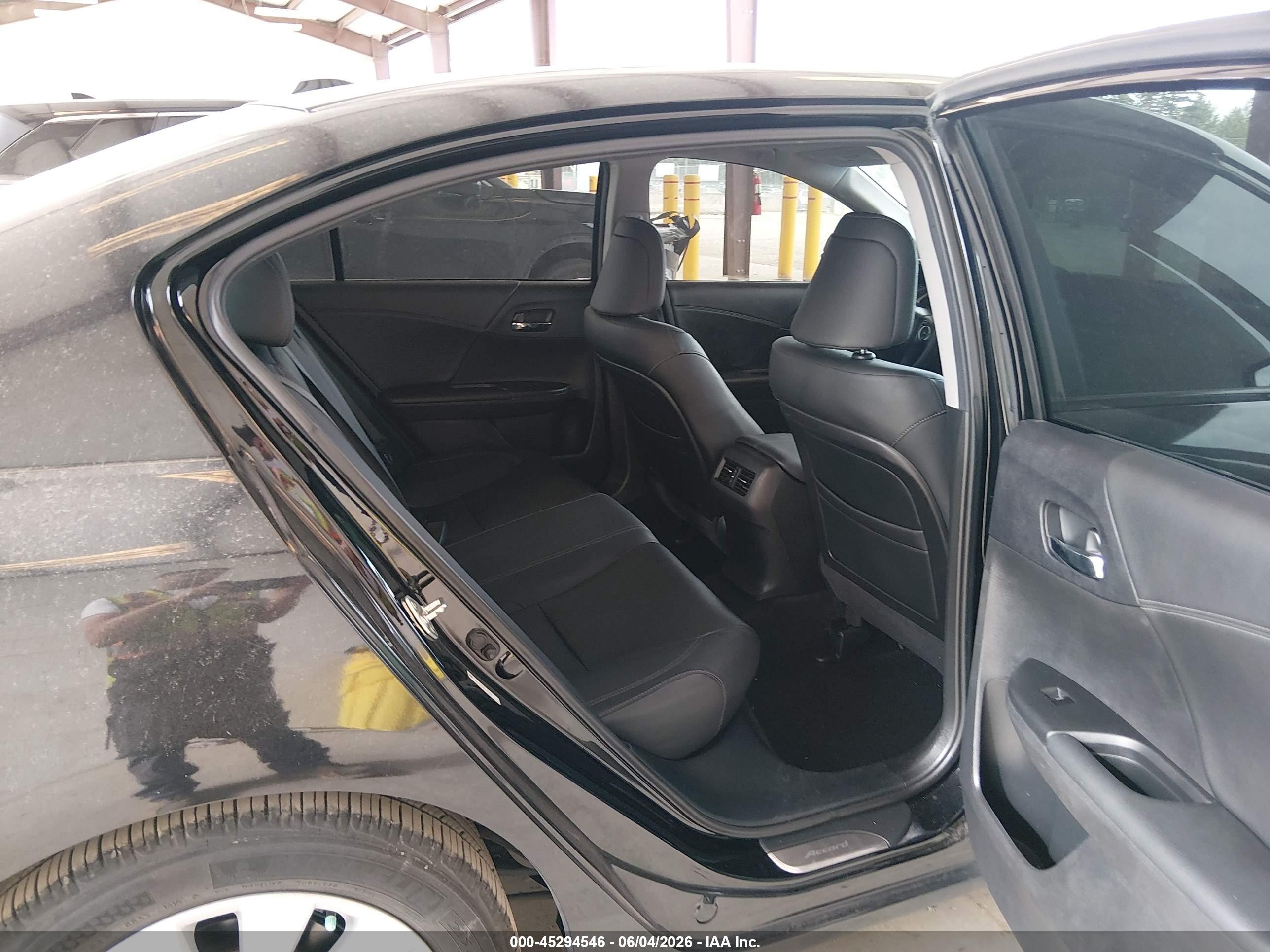 2013 Honda Accord Ex-l Black vin: 1HGCR2F89DA145390